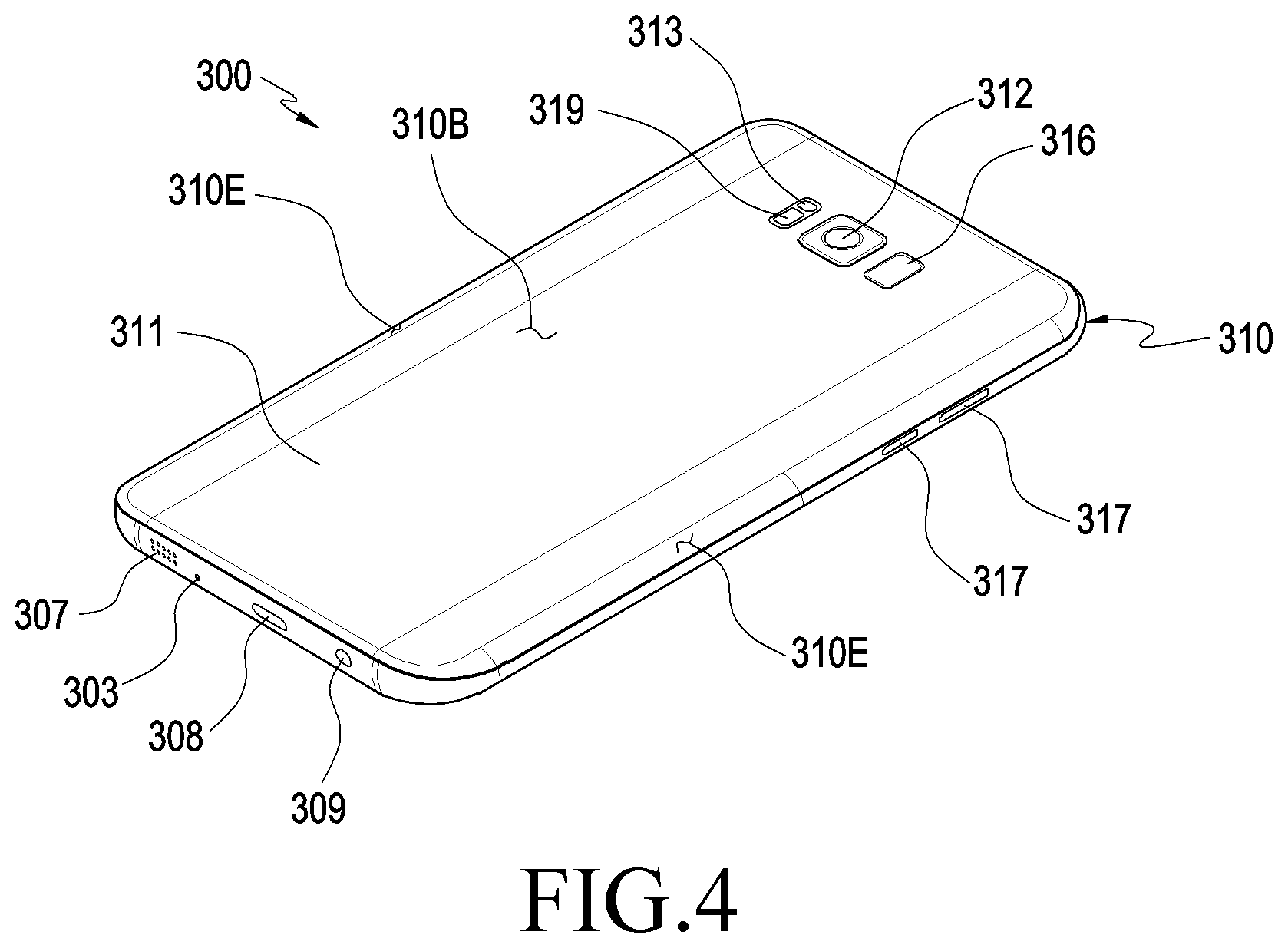 Patent US12422645 Figure 4 – Lens assembly and electronic device including same