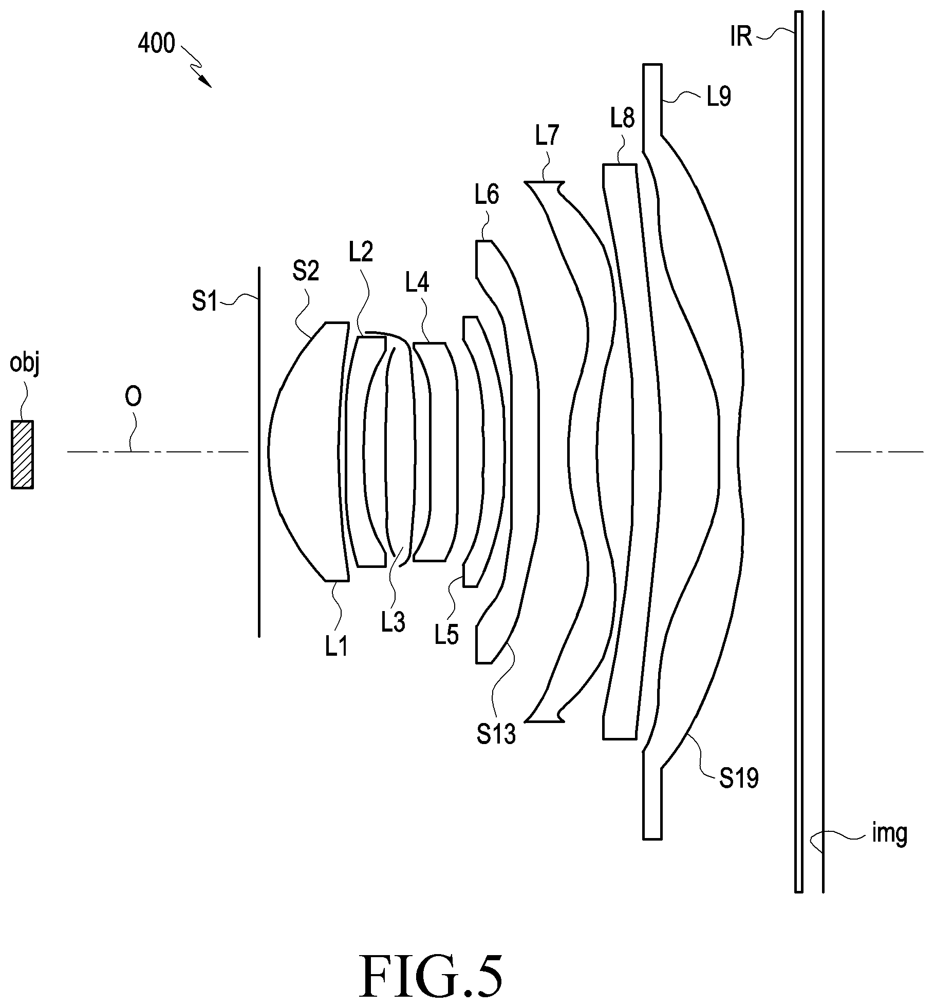 Patent US12422645 Figure 5 – Lens assembly and electronic device including same