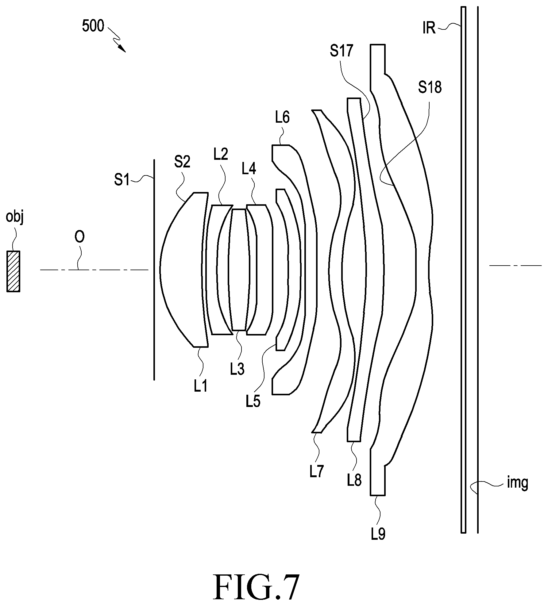 Patent US12422645 Figure 7 – Lens assembly and electronic device including same