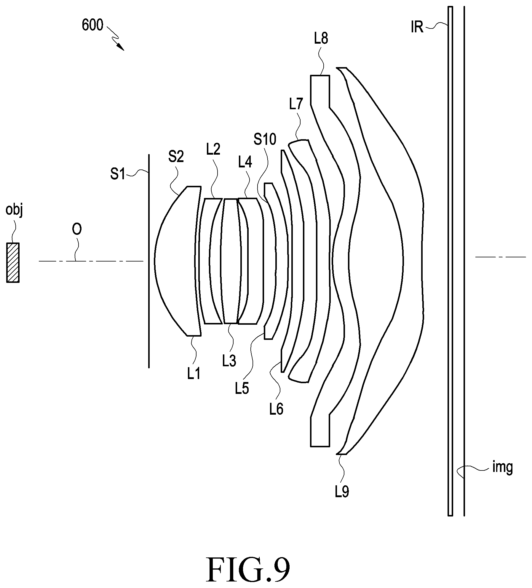 Patent US12422645 Figure 9 – Lens assembly and electronic device including same