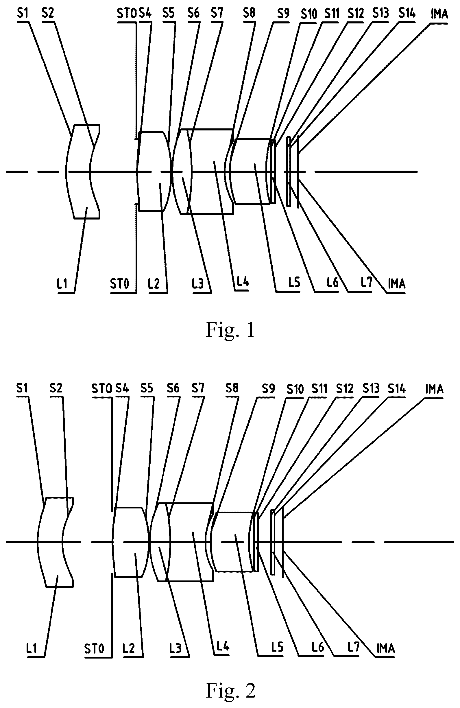 Patent US12422649 — Optical lens assembly and imaging device including five lenses of −++−+, +++−+, −++−− or −+−+− refractive powers — Figure 1