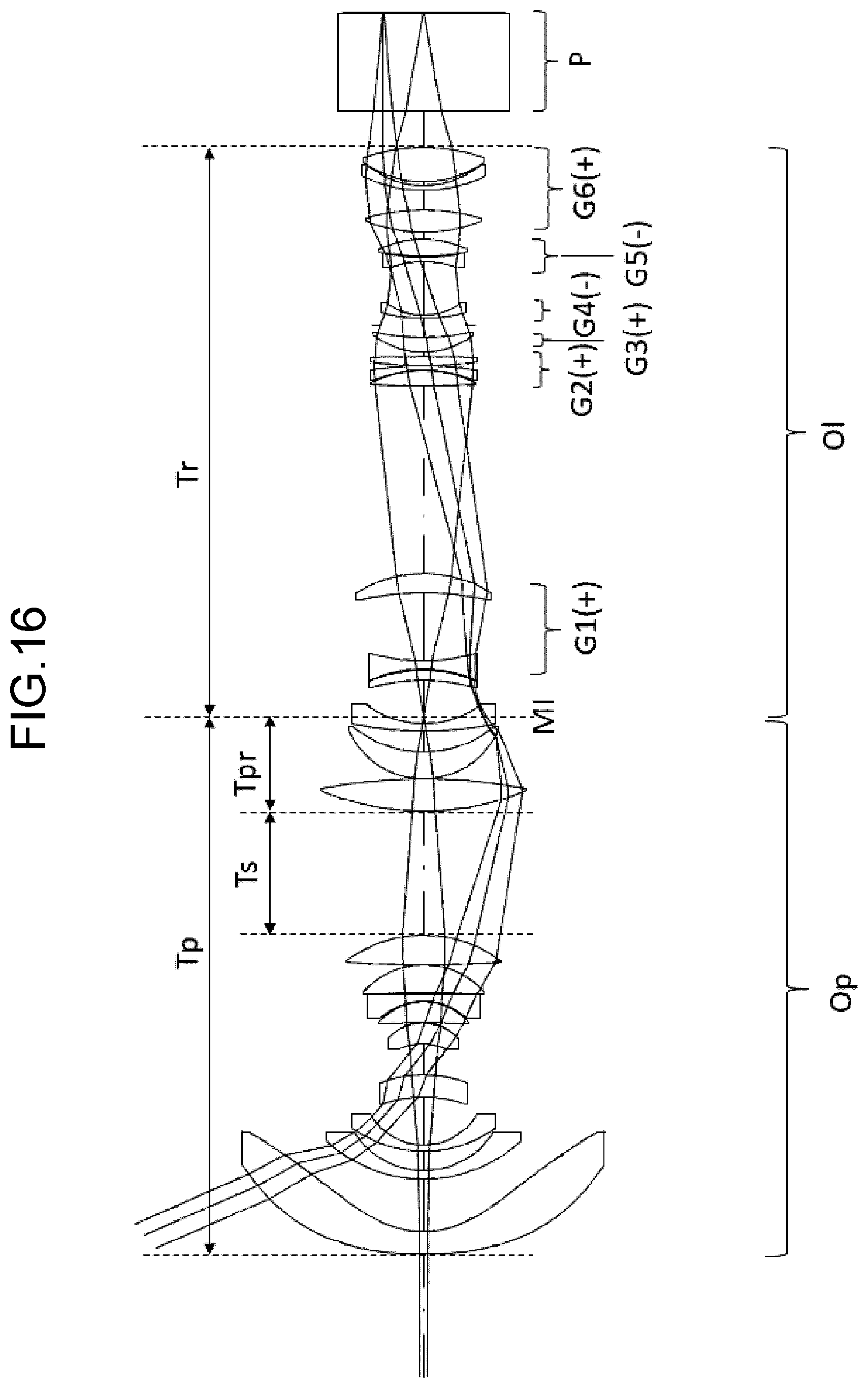 Patent US12422655 Figure 16 – Optical system, image projection apparatus, and imaging apparatus