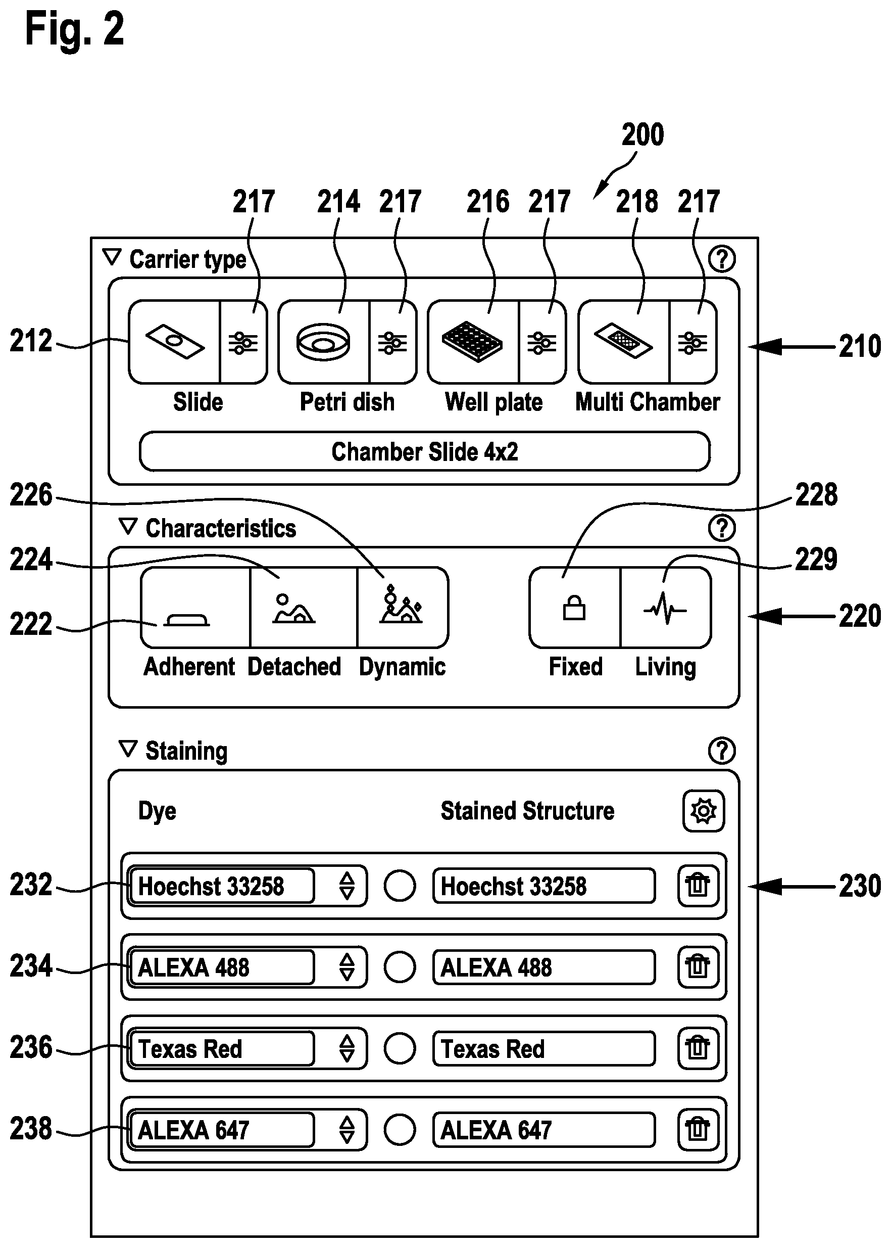 Patent US12422659 Figure 2 – Method for controlling microscopic imaging and corresponding microscope control arrangement and microscope
