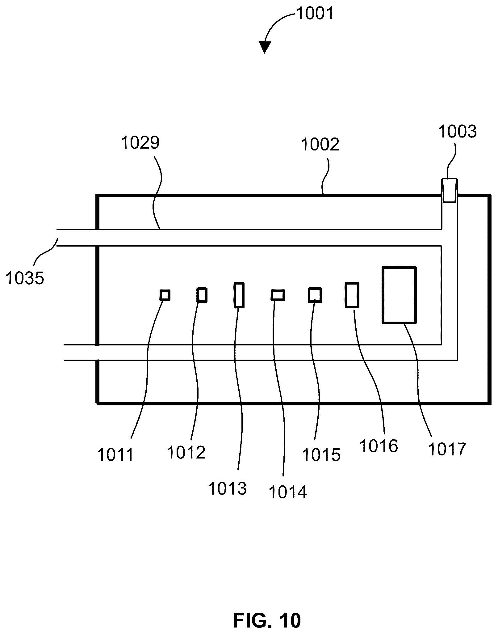 Patent US12422660 Figure 10 – Microscope for imaging samples within wells of multi-well plates hold by stage and beam homogenizer for homogenizing beam