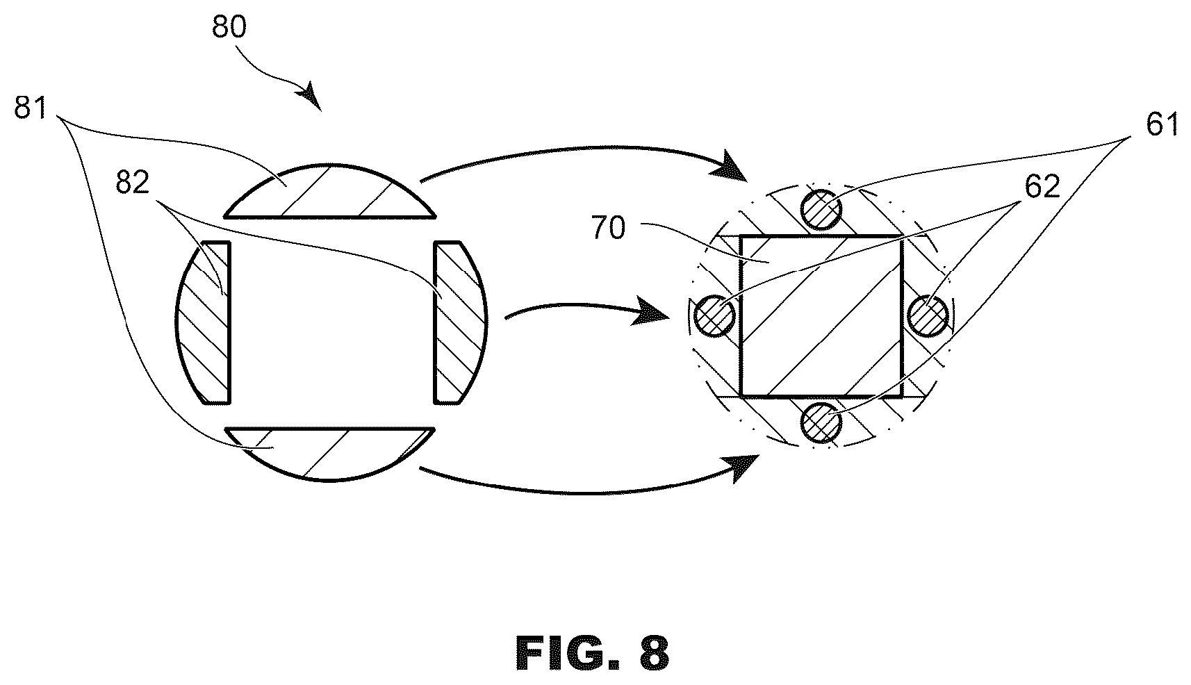 Patent US12422663 Figure 8 – Camera head and imaging system