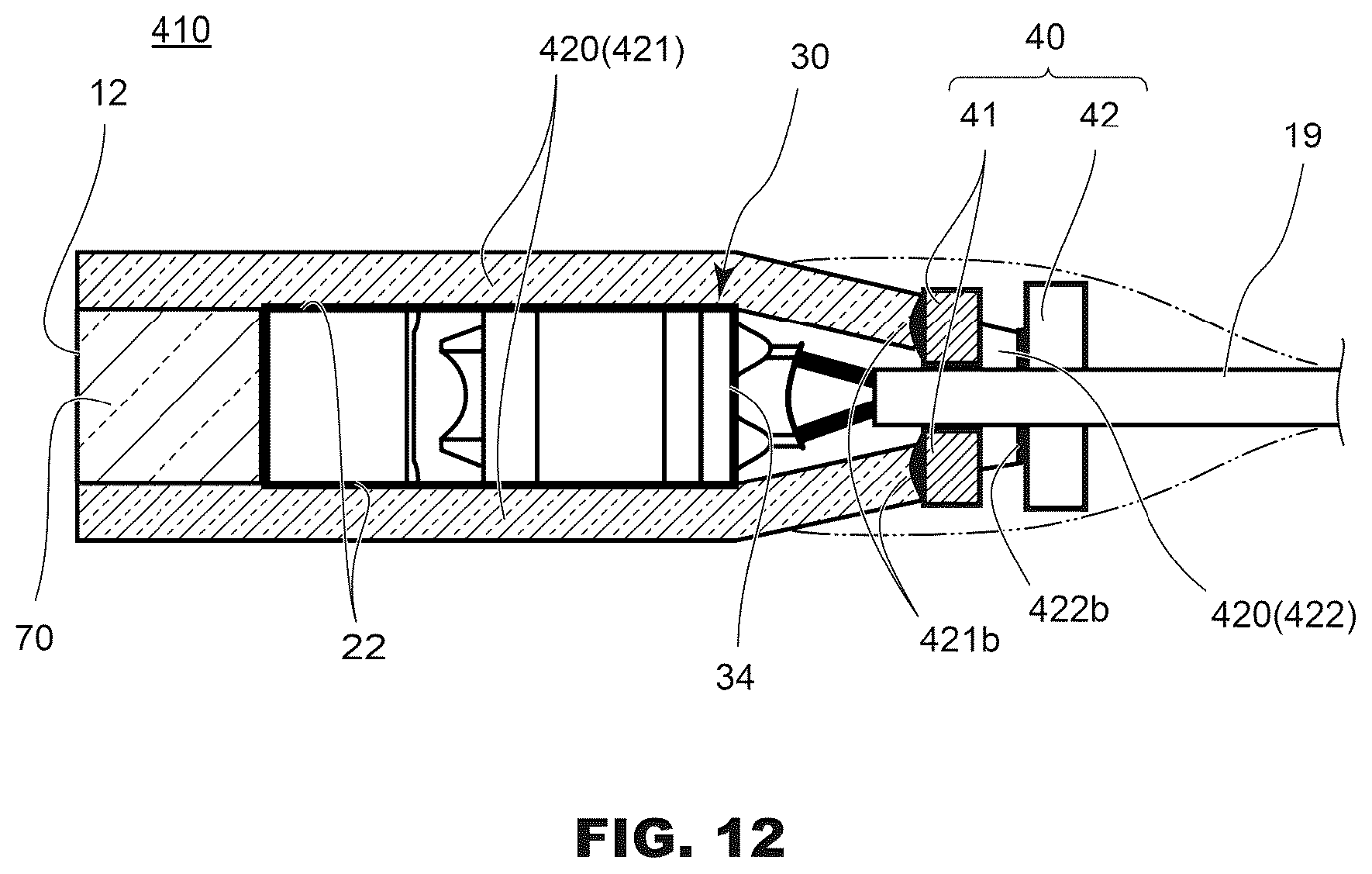 Patent US12422663 Figure 12 – Camera head and imaging system