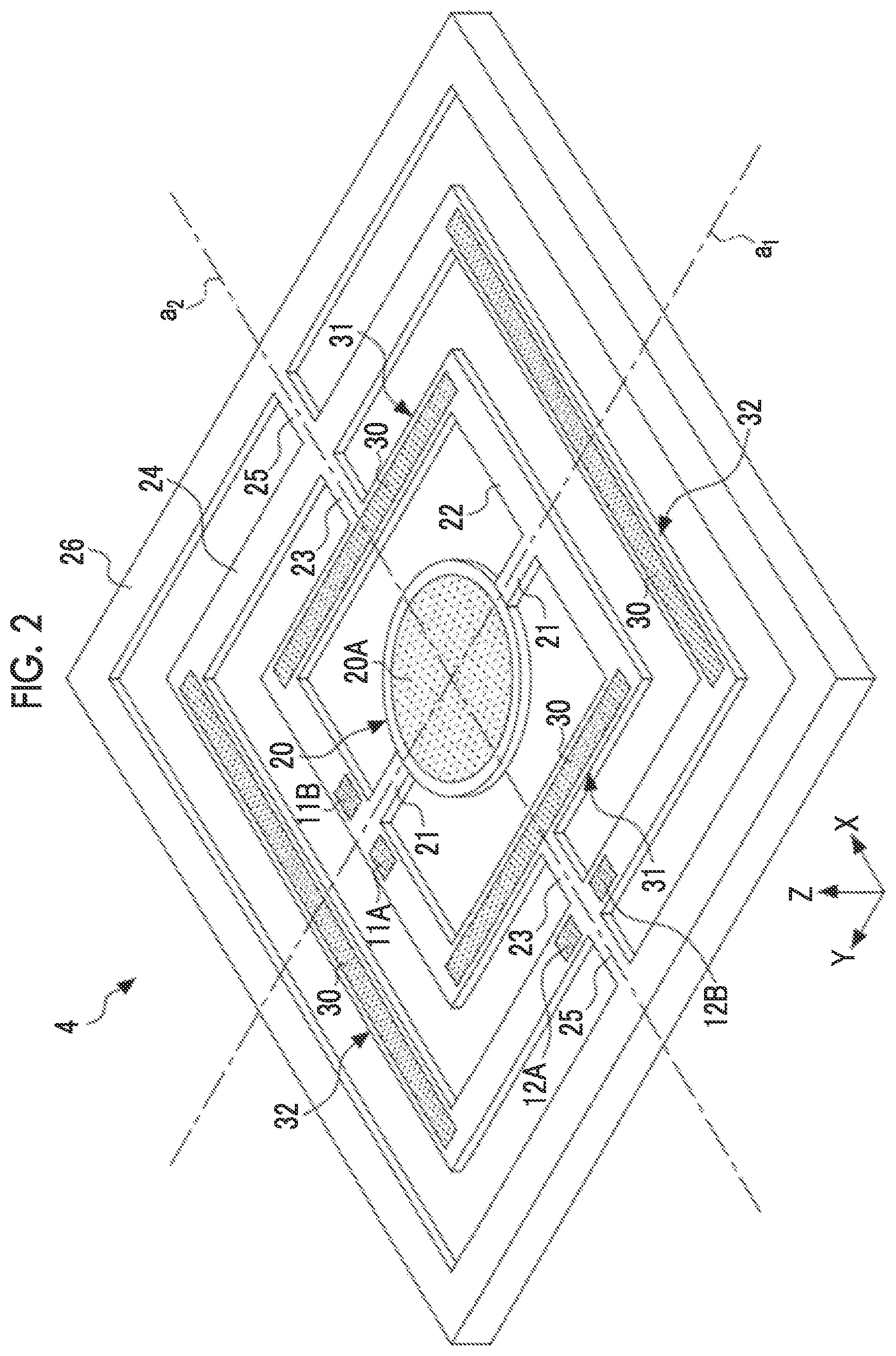 Patent US12422666 Figure 2 – Optical scanning device, driving method of optical scanning device, and image drawing system