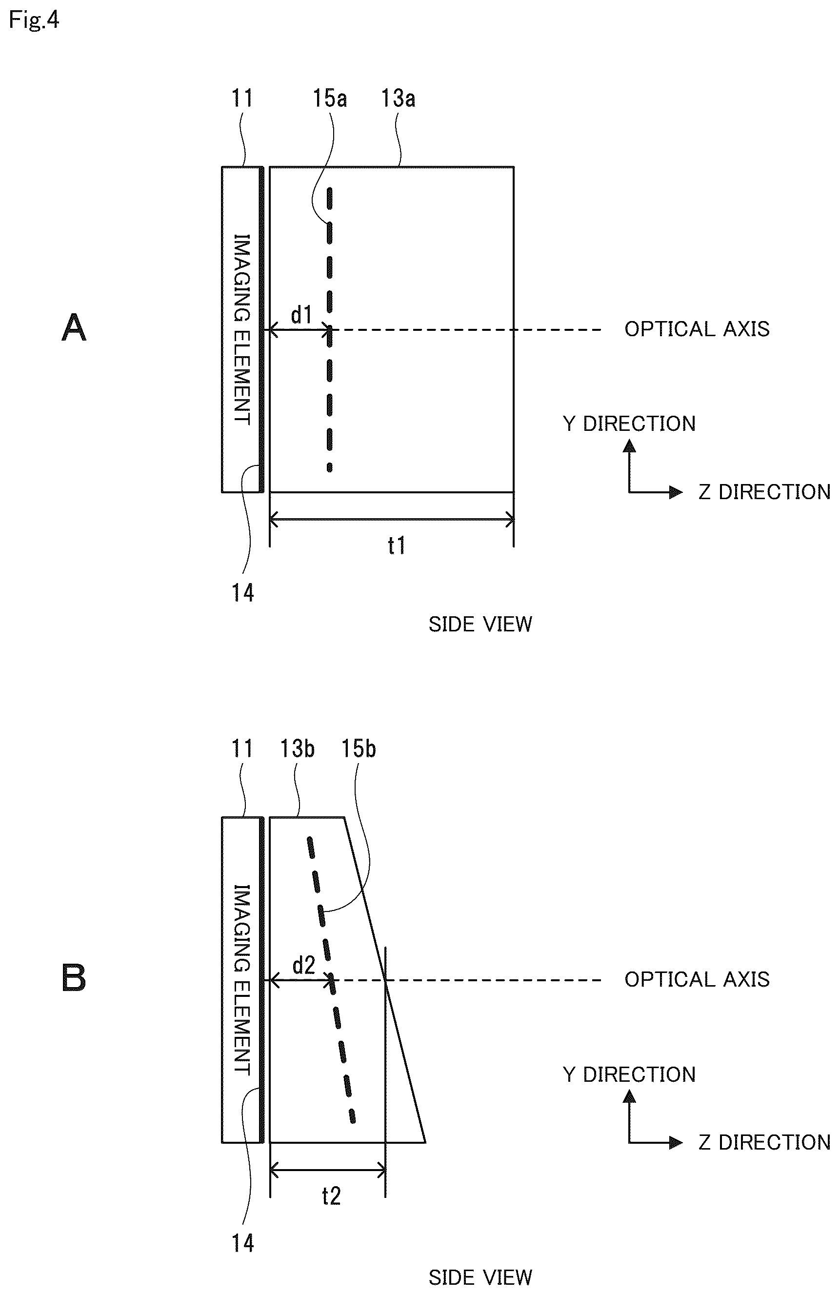 Patent US12422667 Figure 4 – Optical system, imaging apparatus, and projection apparatus