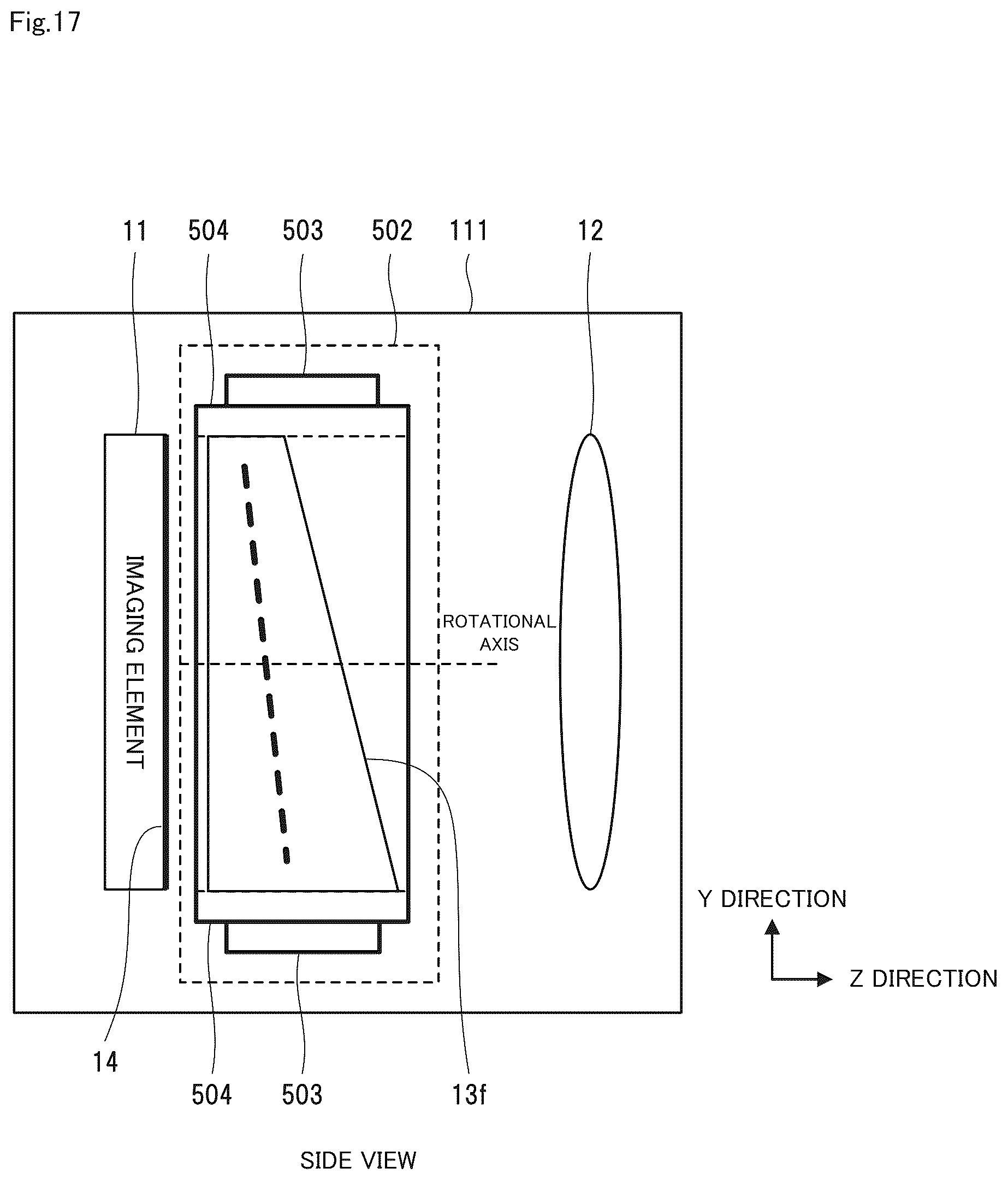 Patent US12422667 Figure 17 – Optical system, imaging apparatus, and projection apparatus