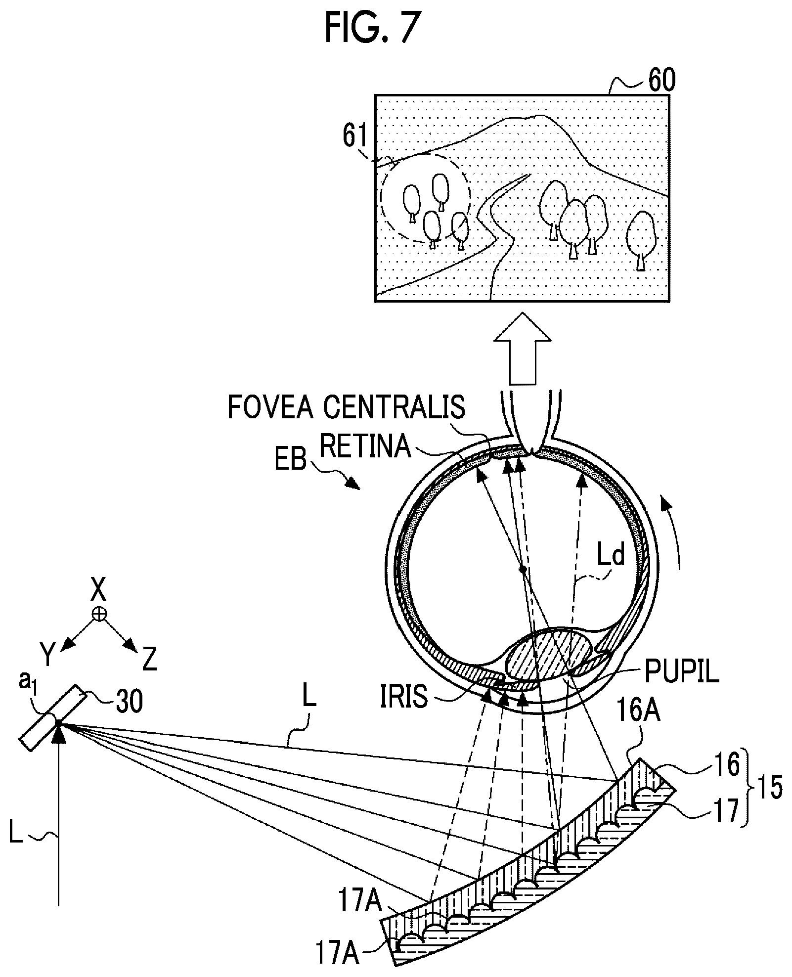 Patent US12422668 Figure 7 – Light scanning device