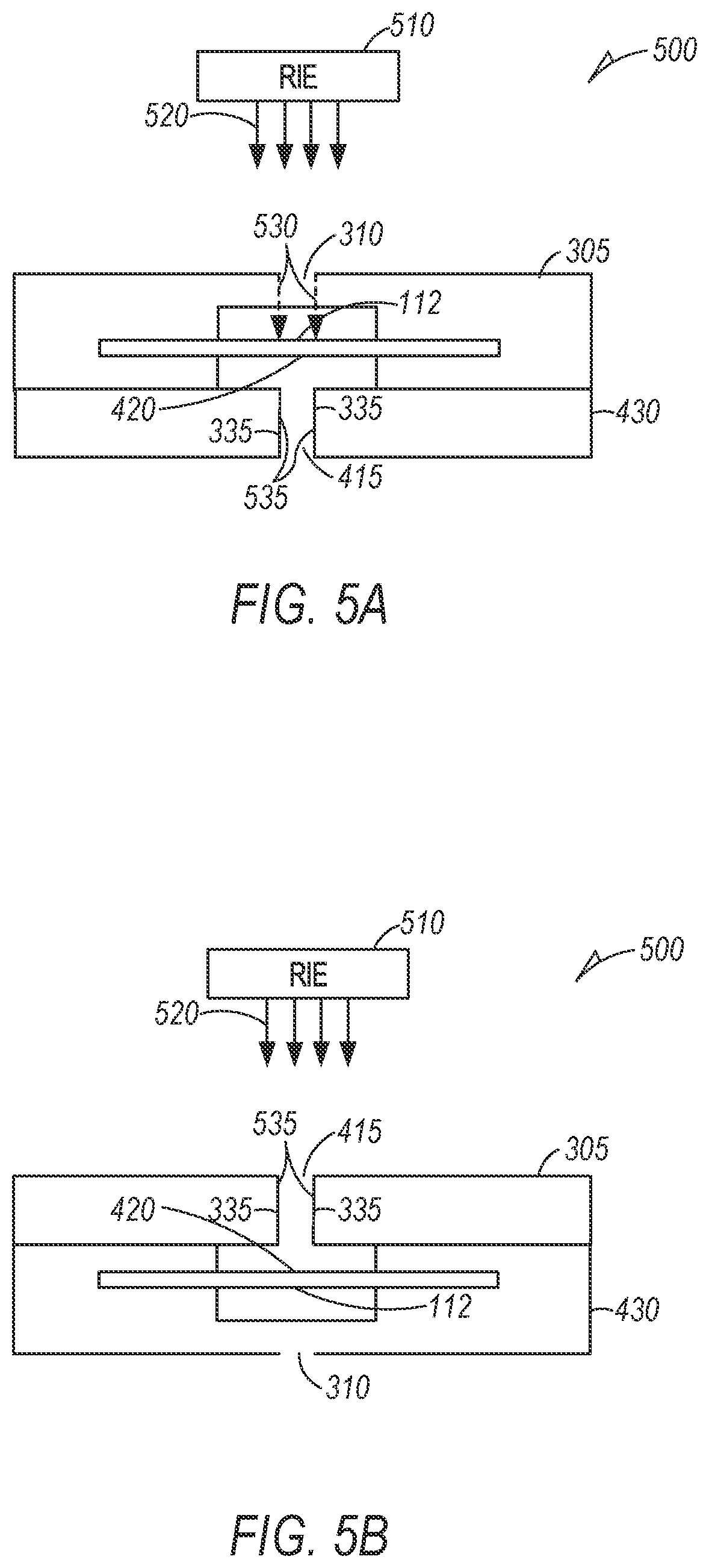 Patent US12422669 Figure 5 – Self-aligned mask for humidity barrier patterning