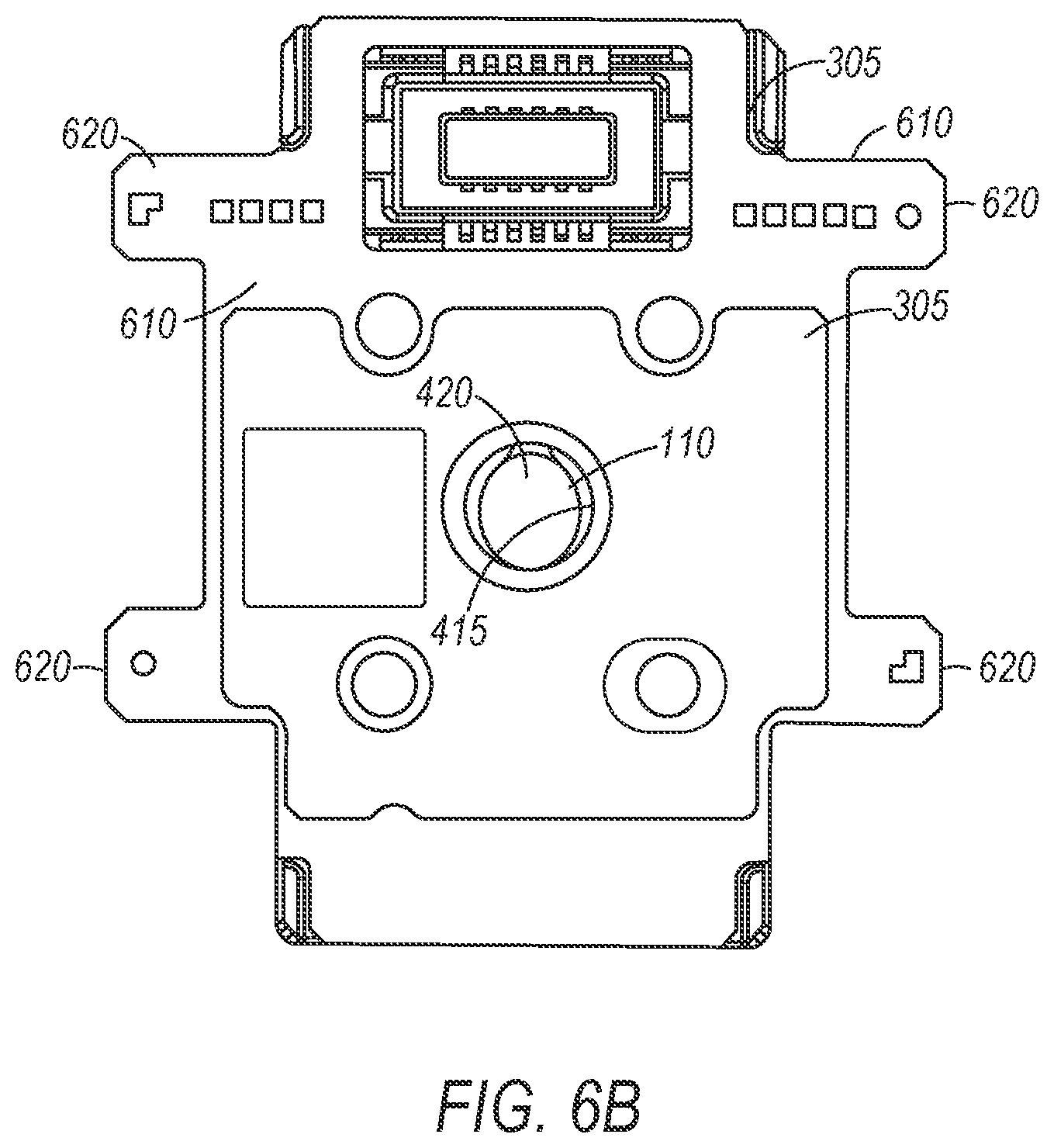 Patent US12422669 Figure 8 – Self-aligned mask for humidity barrier patterning