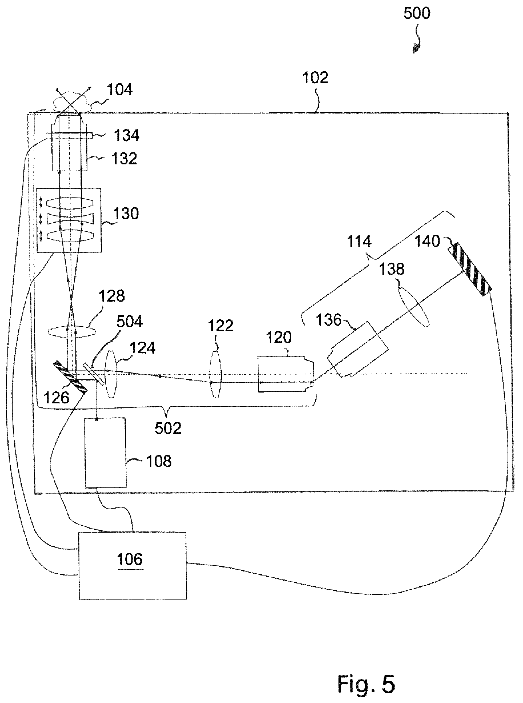 Patent US12422671 Figure 5 – Oblique plane microscope and method for correcting an aberration in an oblique plane microscope