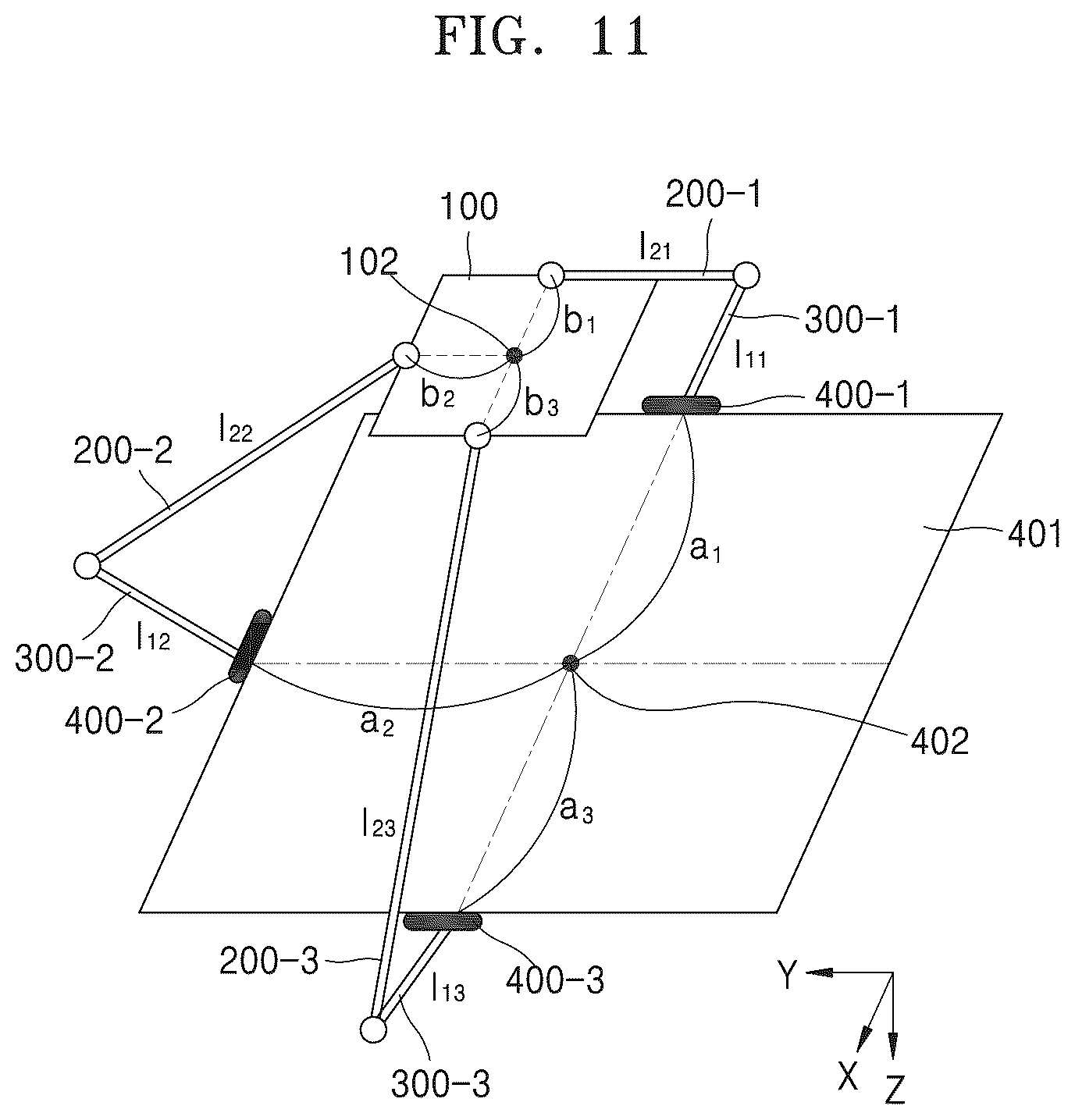 Patent US12422673 Figure 11 – Multi-DOF moving stage and display apparatus including the same