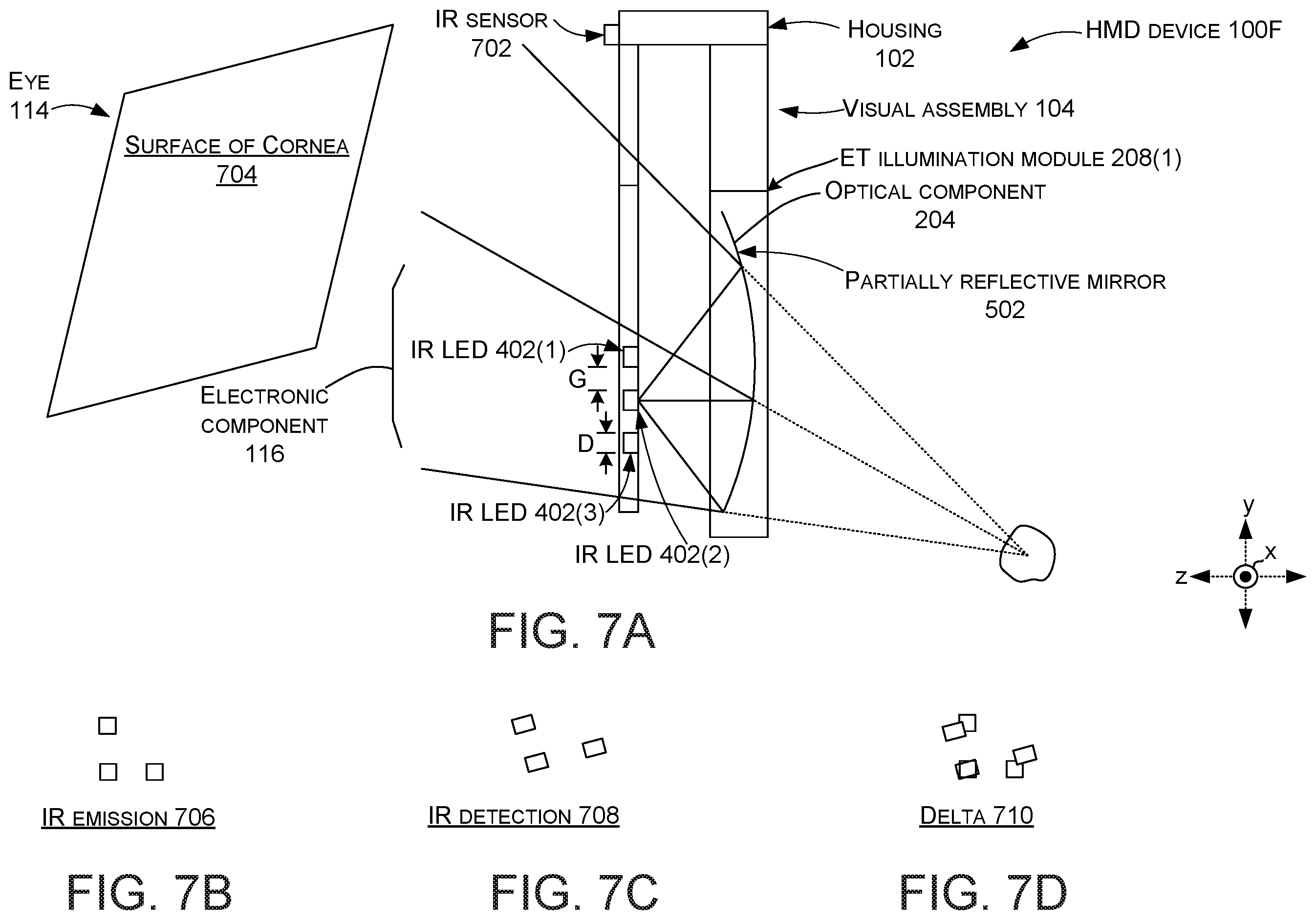 Patent US12422676 Figure 6 – Eye tracking head mounted display device