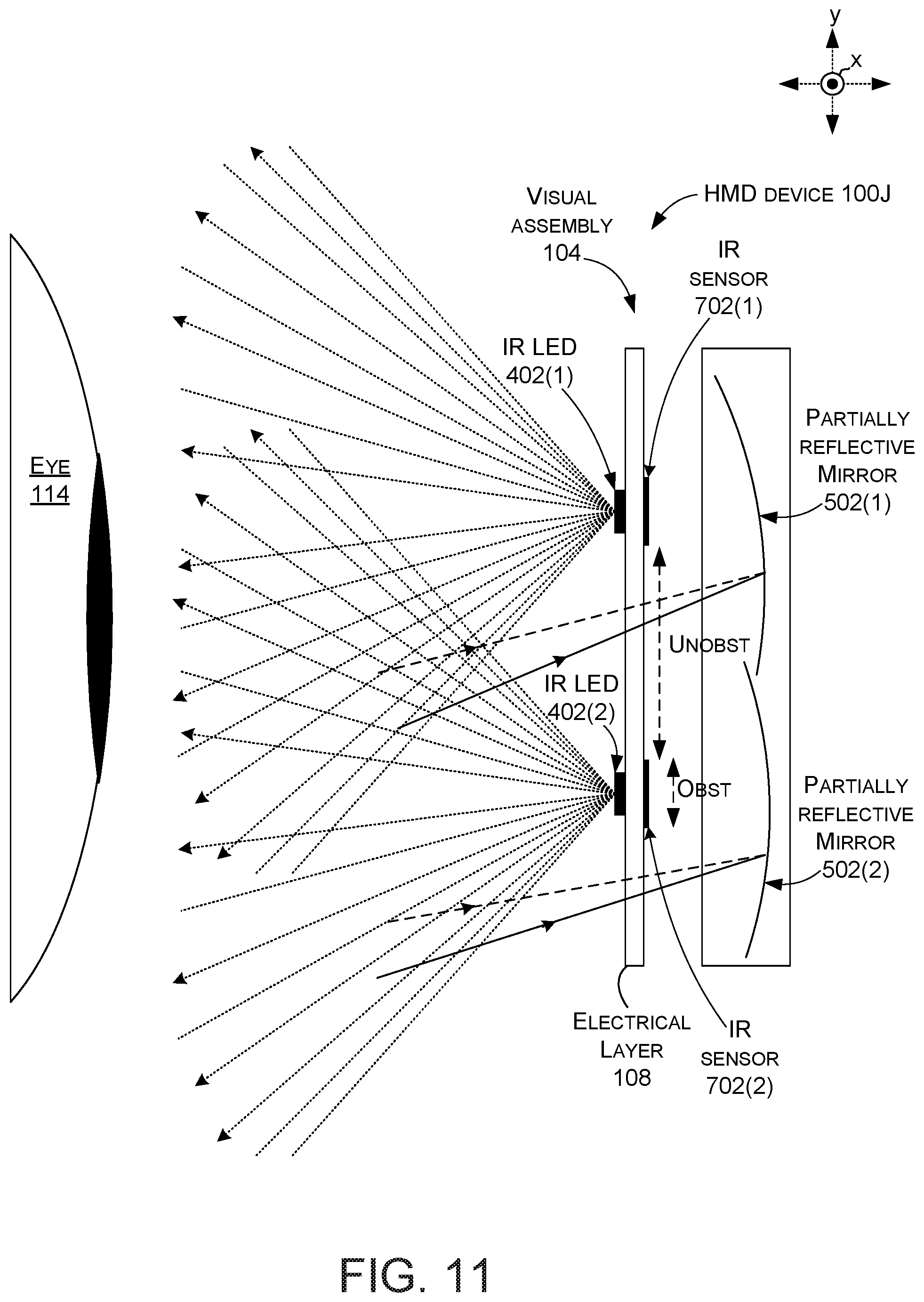 Patent US12422676 Figure 10 – Eye tracking head mounted display device