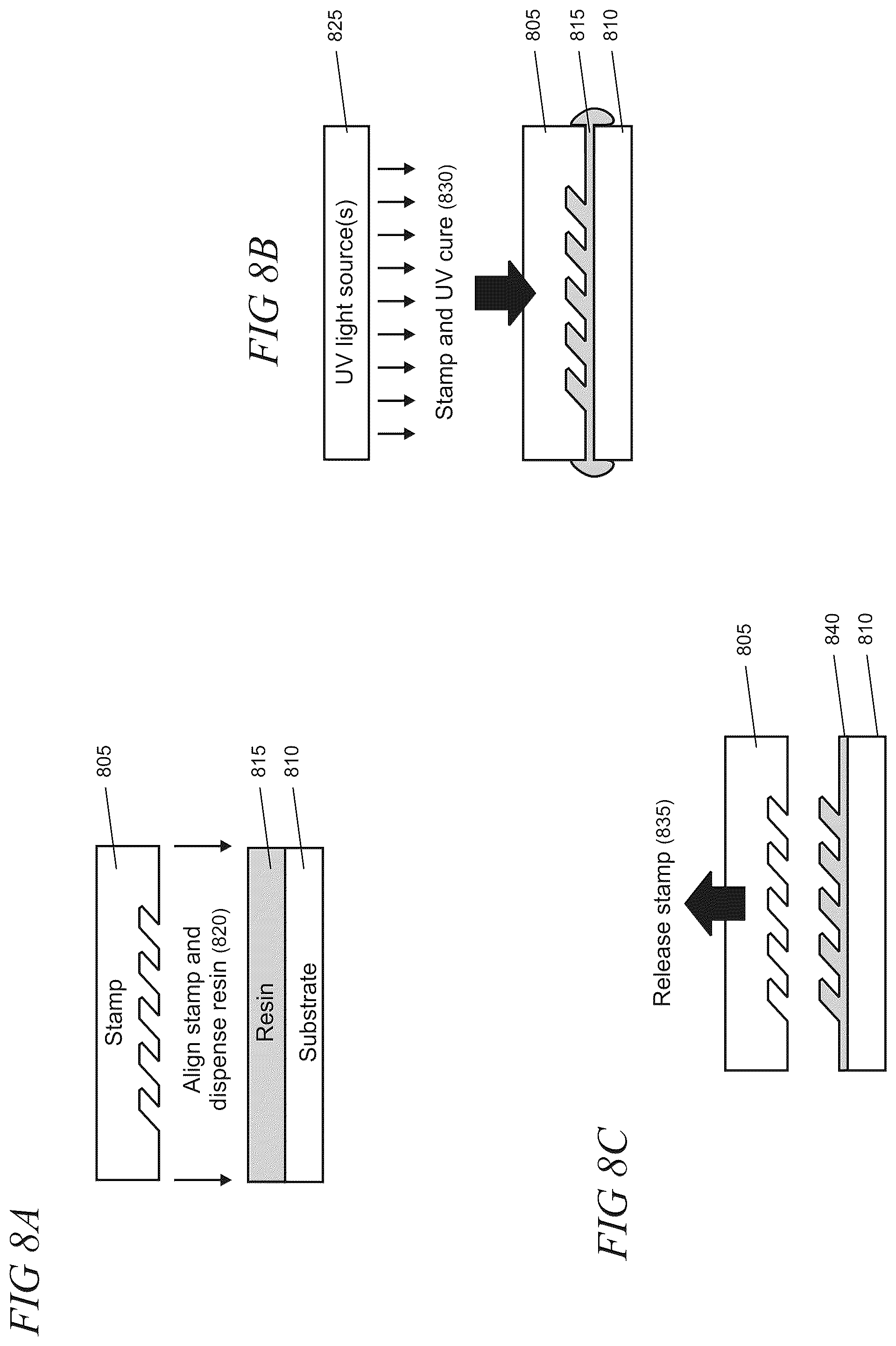 Patent US12422677 Figure 6 – Slanted surface relief grating replication by optical proximity recording