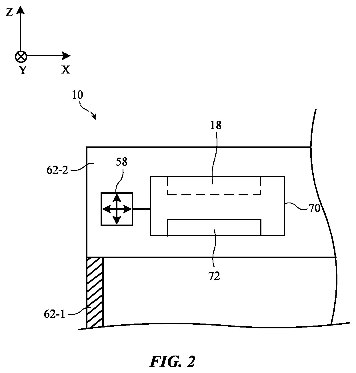 Patent US12422682 Figure 2 – Adjusting a tunable lens in an electronic device