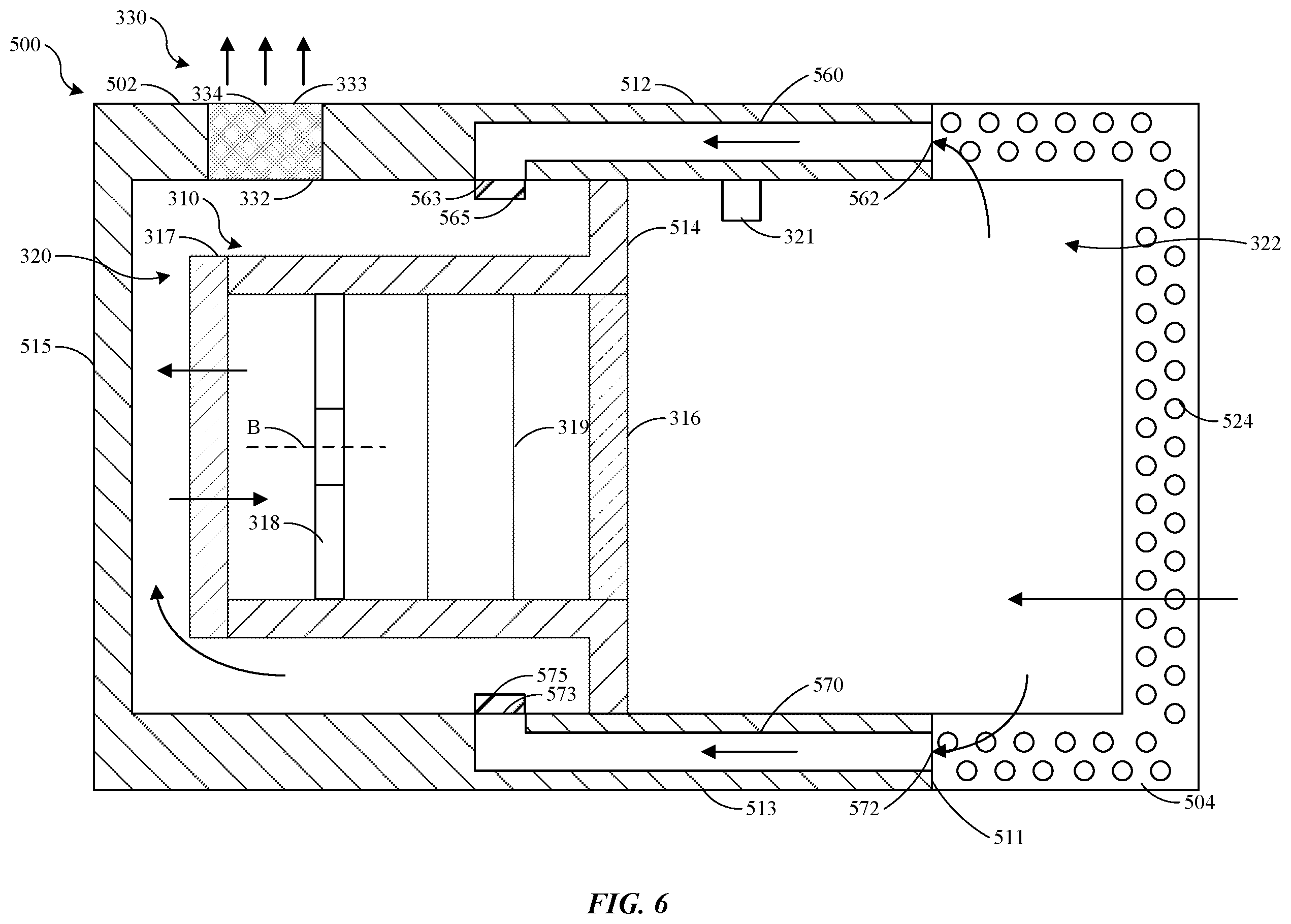 Patent US12422683 Figure 6 – Active cooling for head-mounted display