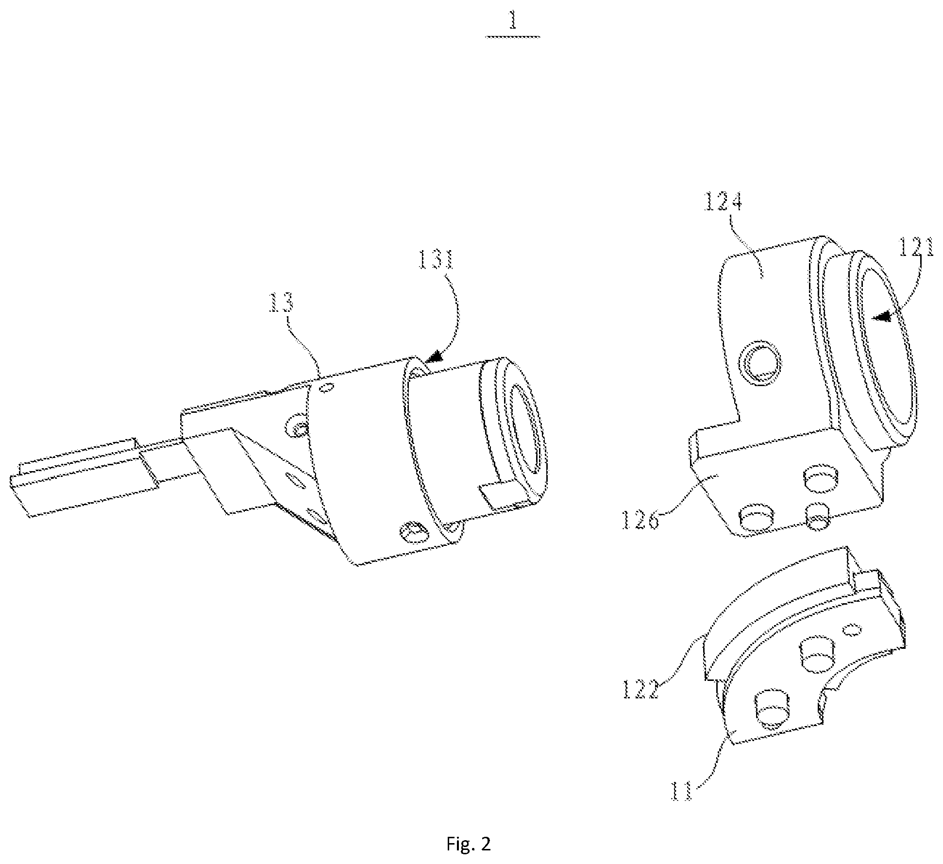 Patent US12422684 Figure 2 – Projection mechanism and glasses