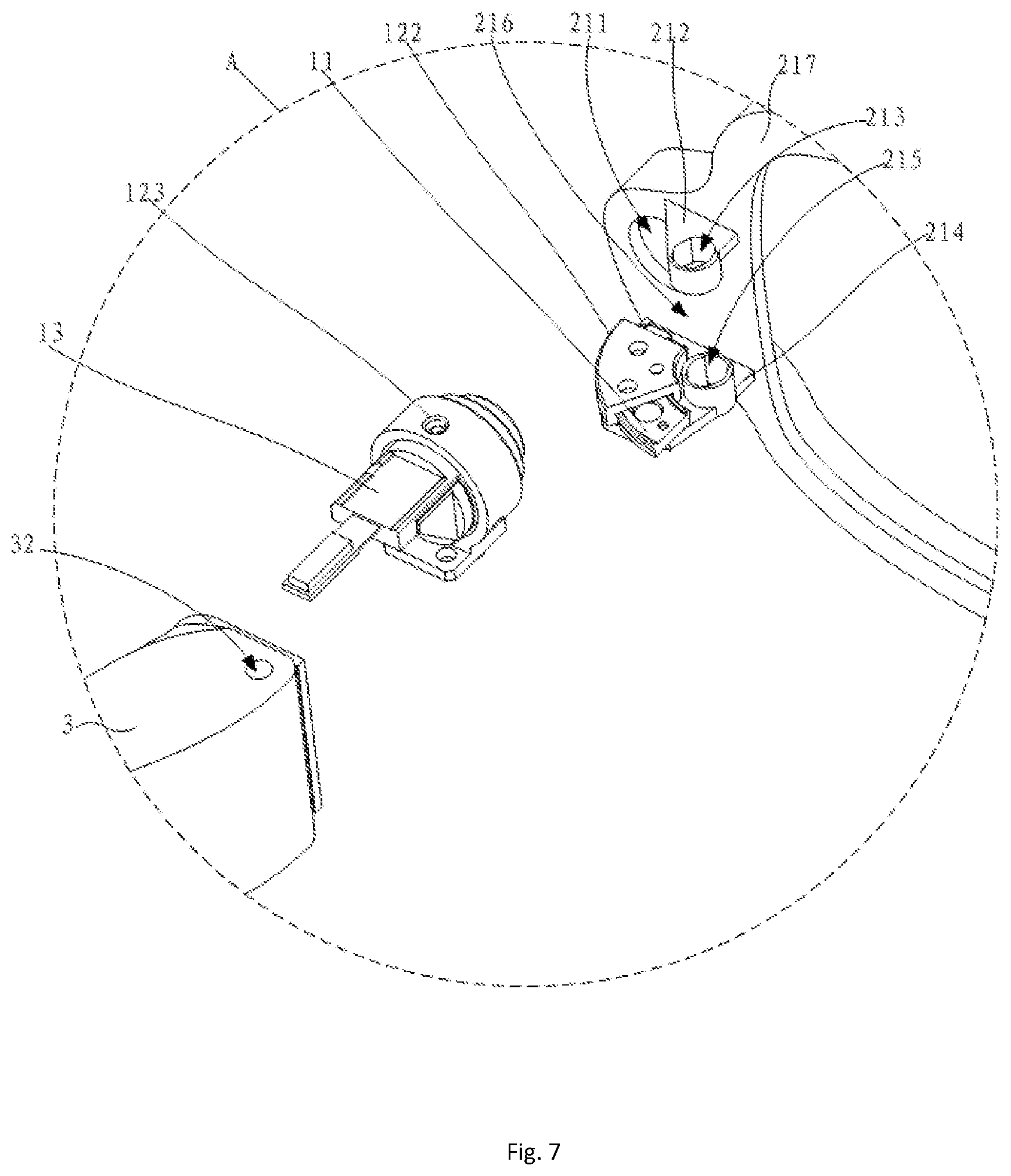 Patent US12422684 Figure 6 – Projection mechanism and glasses
