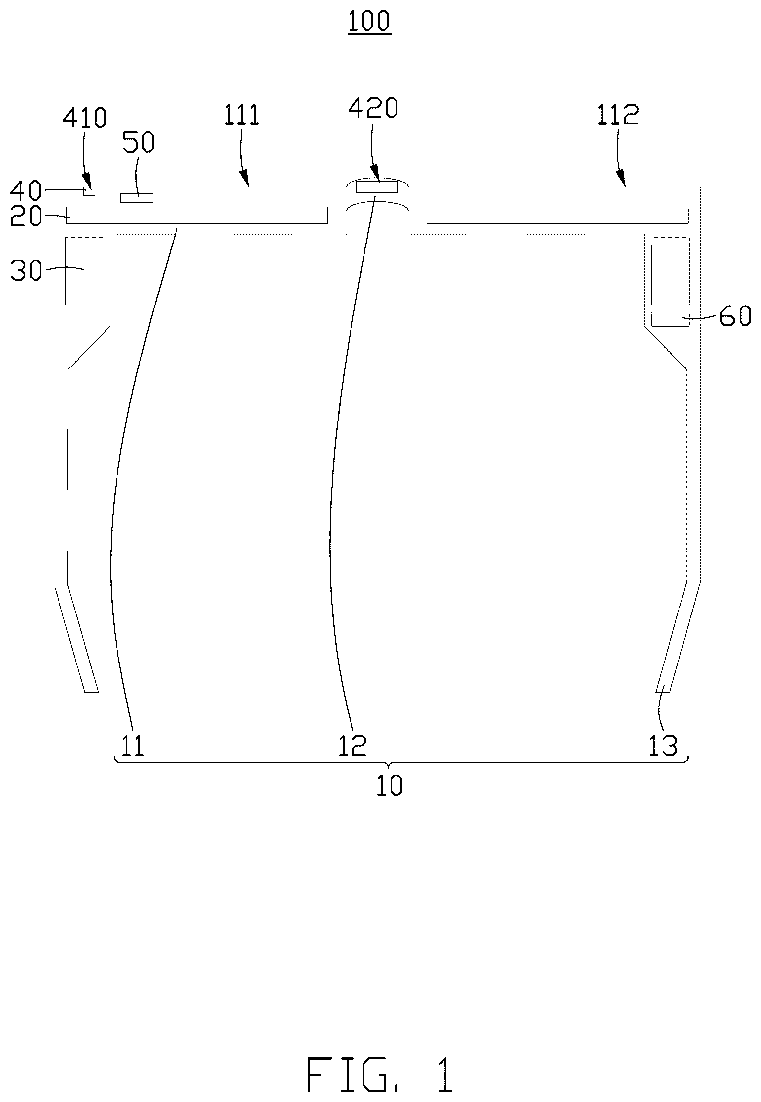 Patent US12422687 Figure 1 – Head-mounted display device and display system