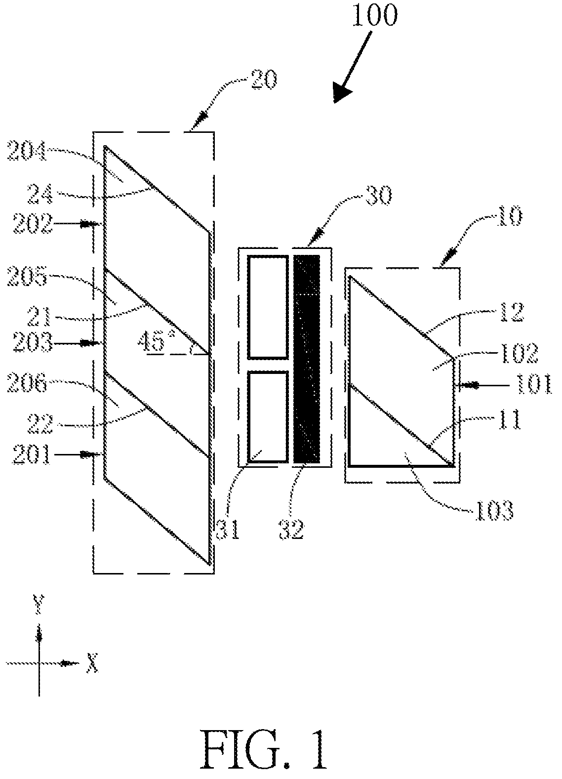 Patent US12422690 Figure 1 – Optical circulator and optical module