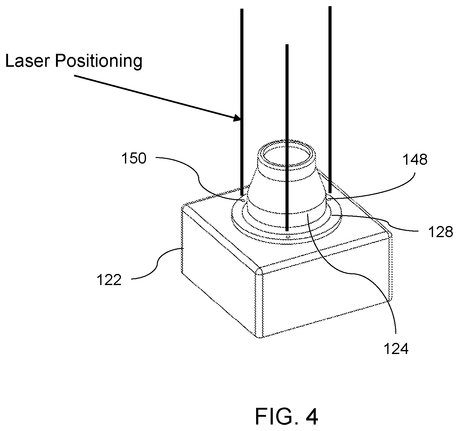 Patent US12422691 Figure 4 – Vehicular camera assembly with lens barrel welded at imager housing