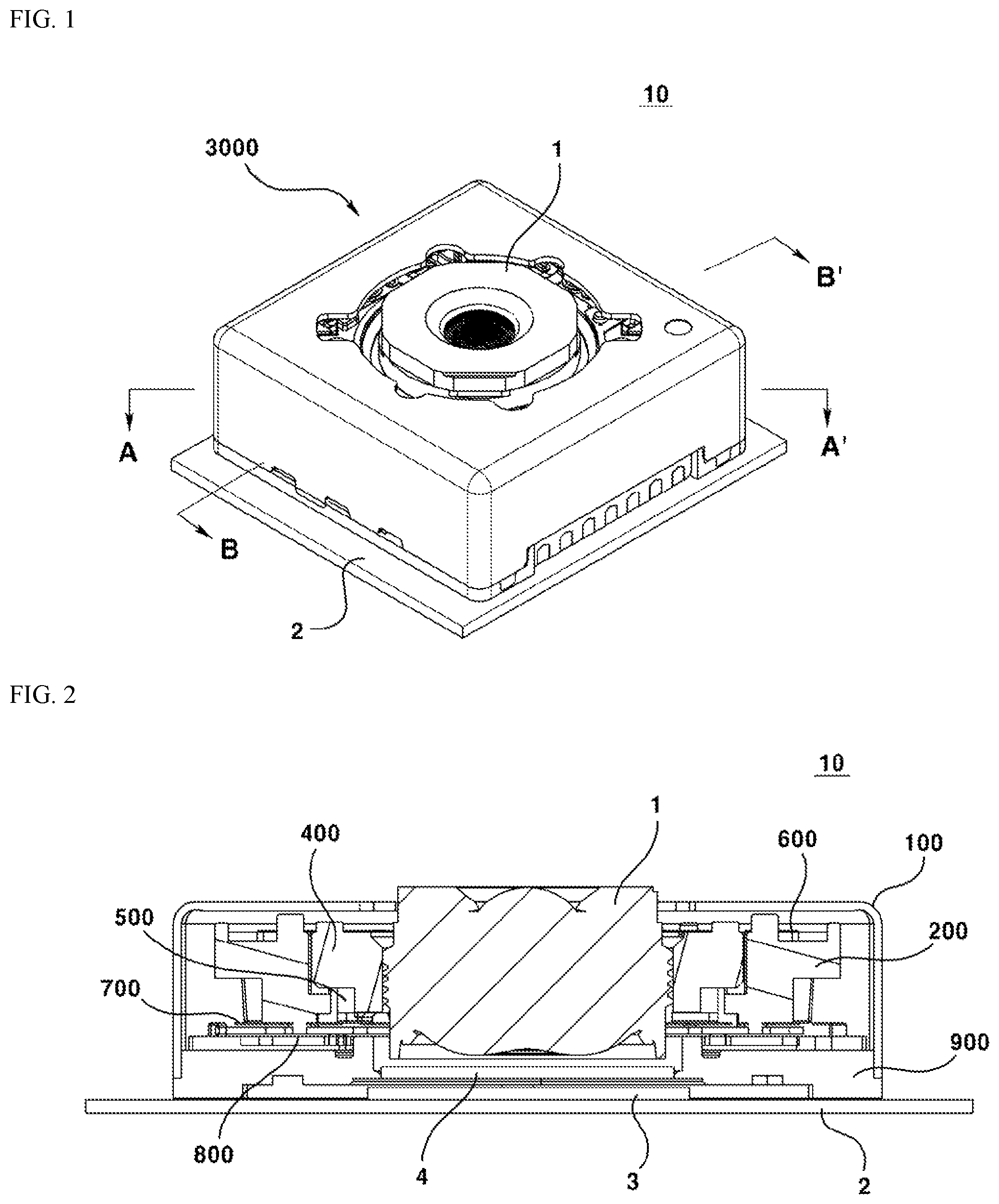 Patent US12422692 Figure 1 – Lens driving apparatus, camera module and optical device
