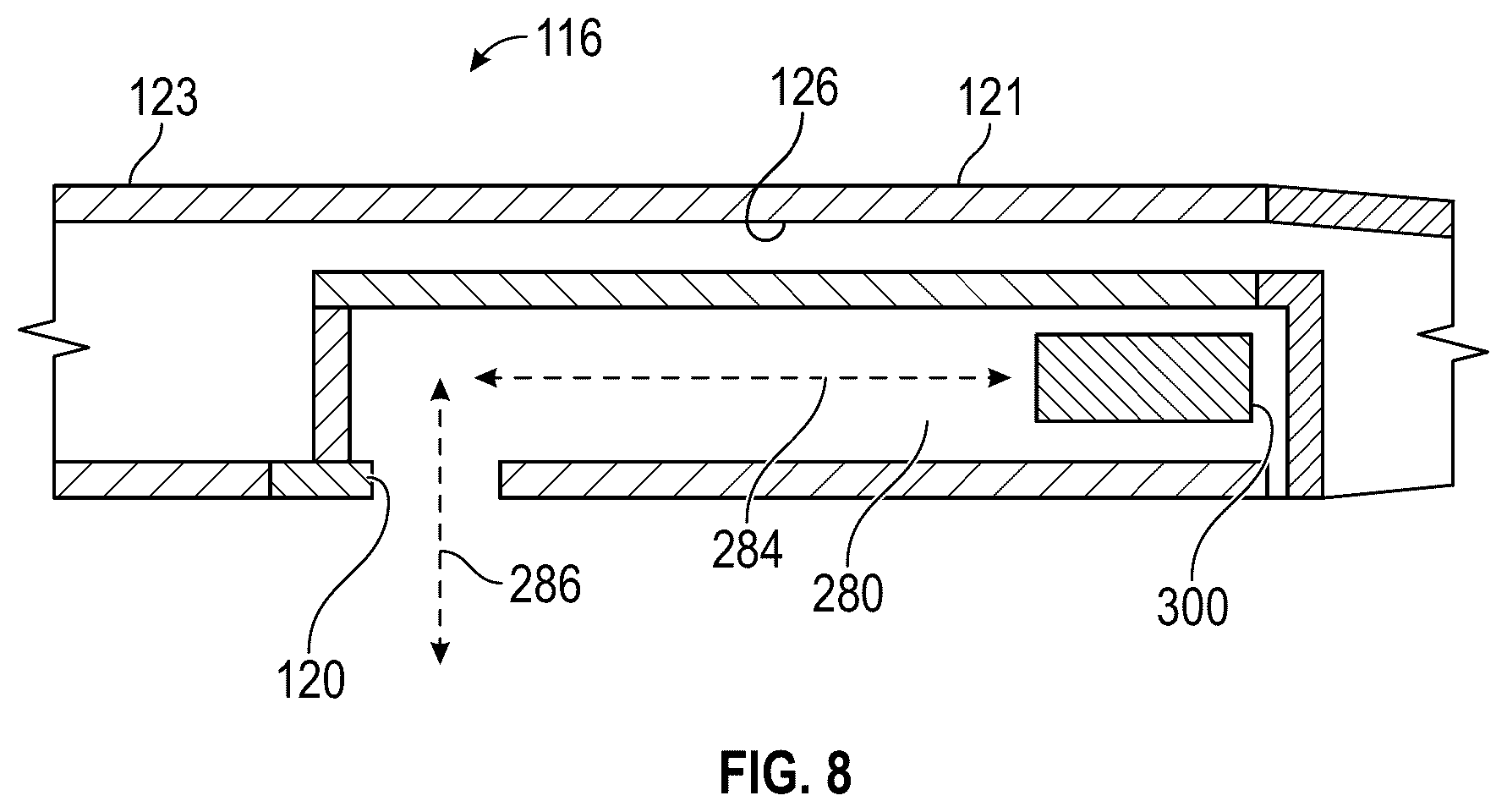 Patent US12422698 Figure 5 – Dual port constrained acoustic volume