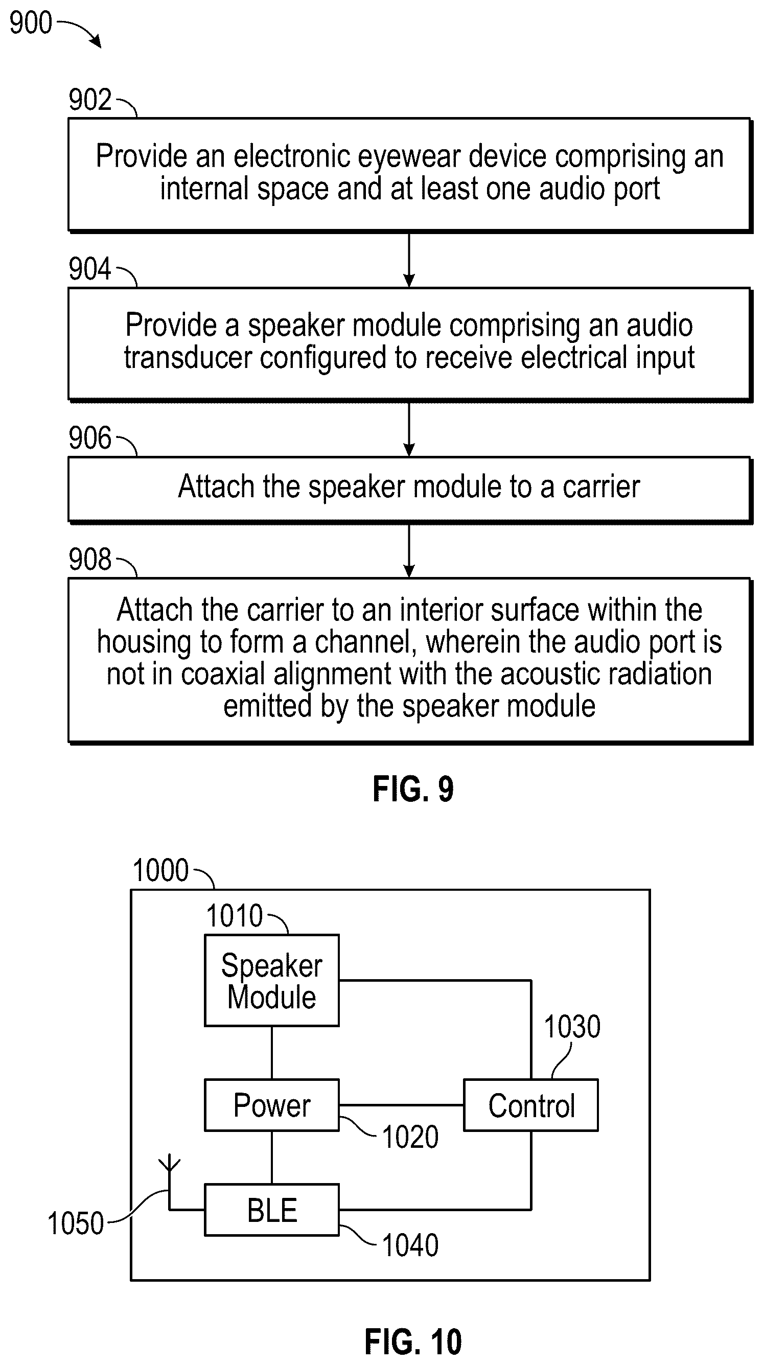 Patent US12422698 Figure 6 – Dual port constrained acoustic volume