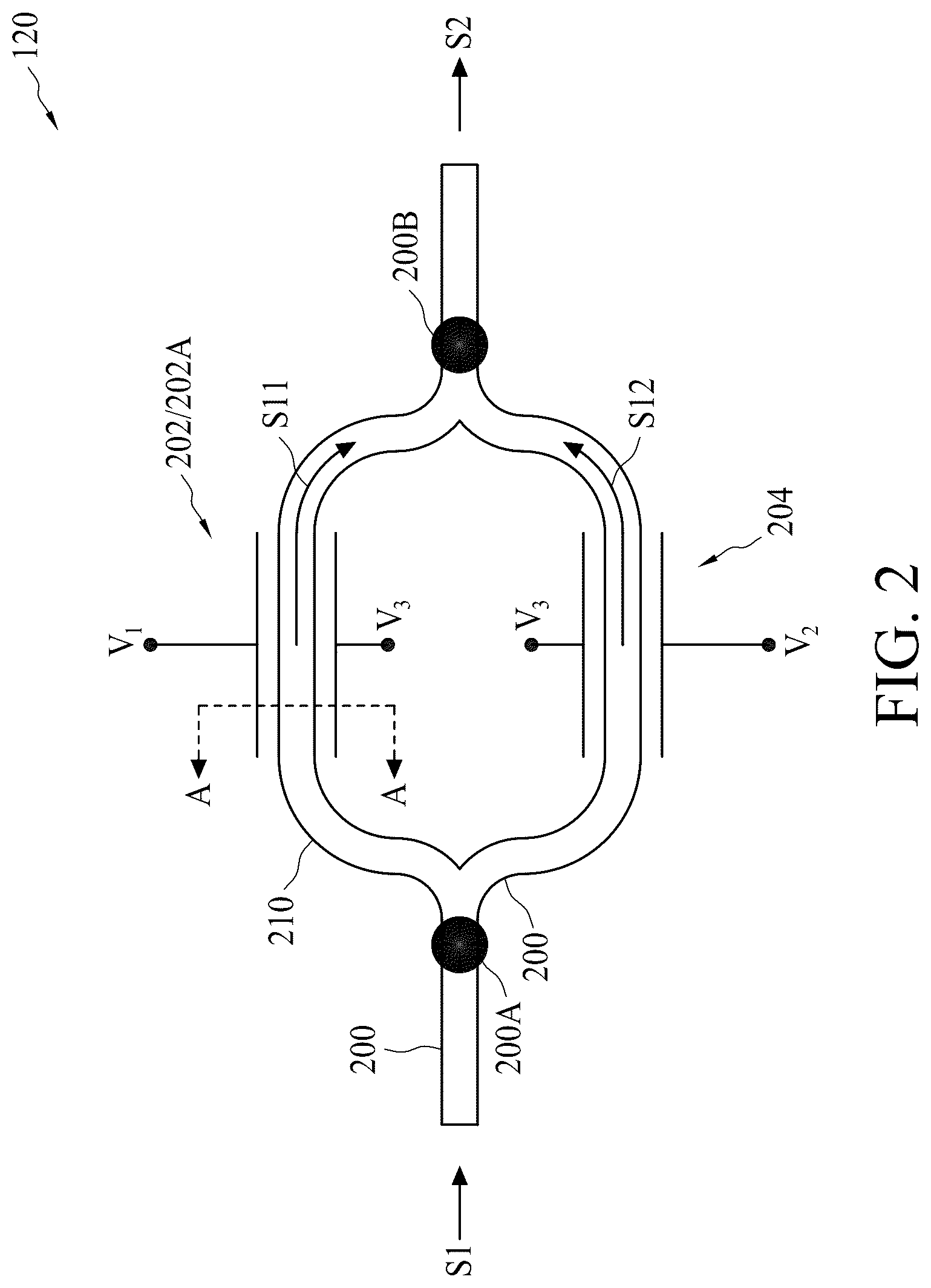 Patent US12422699 Figure 2 – Optical modulator and method of forming the same