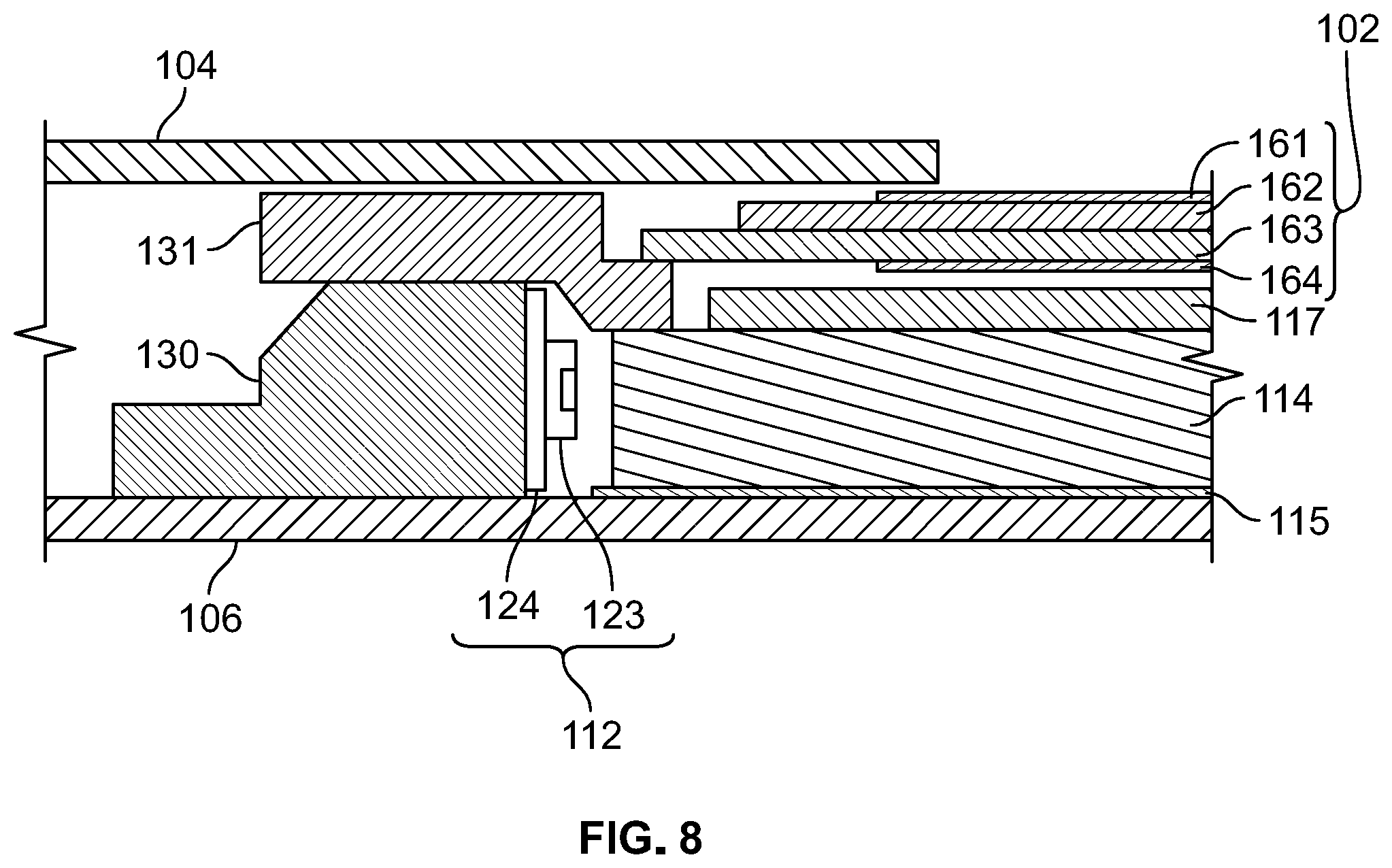 Patent US12422709 Figure 8 – Display apparatus