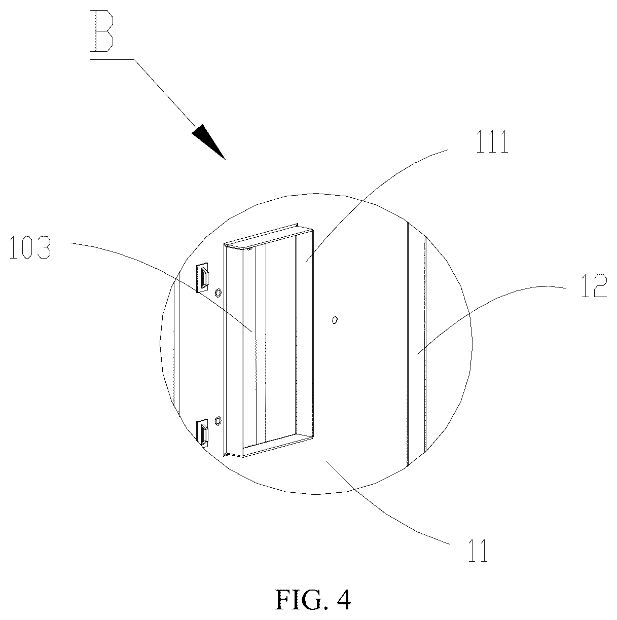 Patent US12422710 Figure 3 – Fully laminated outdoor advertising machine