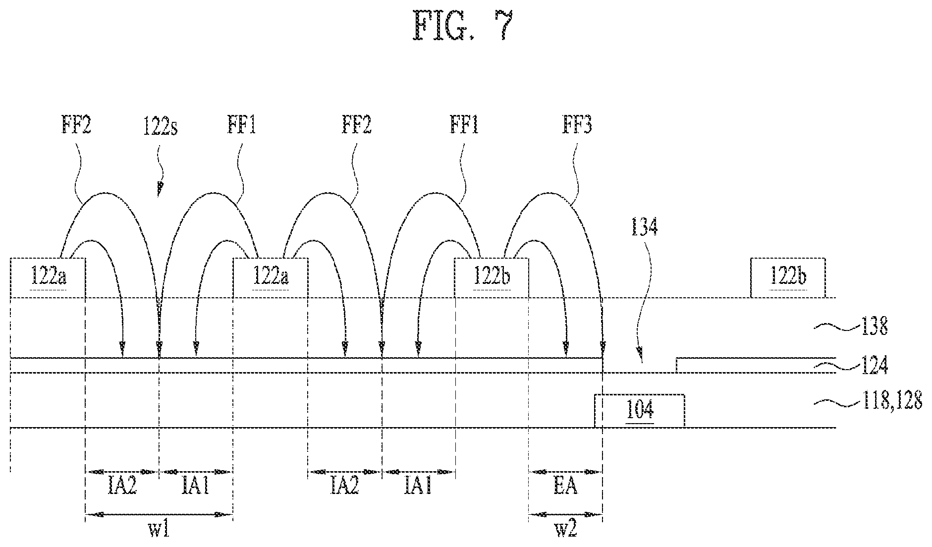 Patent US12422716 Figure 4 – Thin film transistor substrate including slits between transparent electrodes