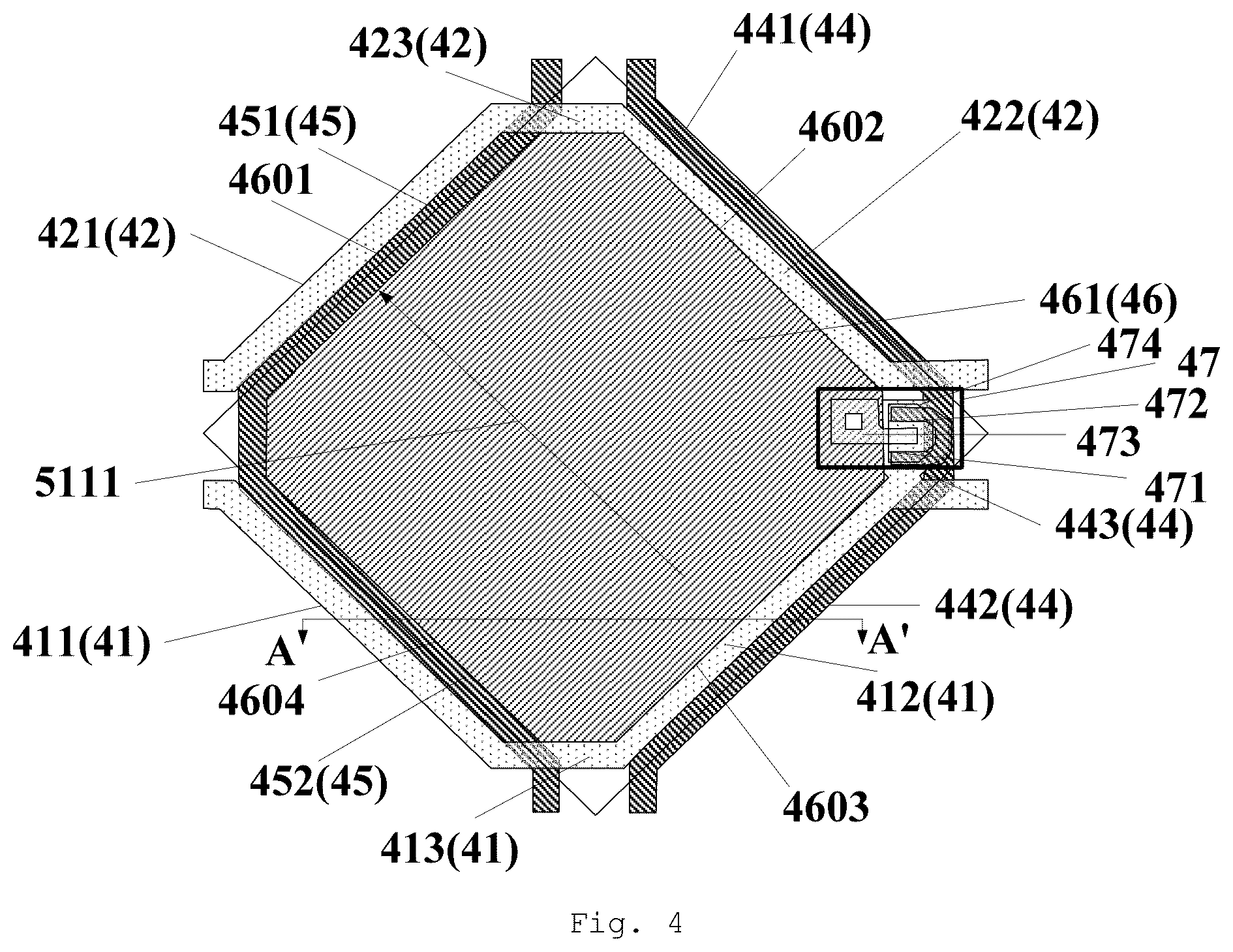 Patent US12422719 Figure 3 – Display panel and display device