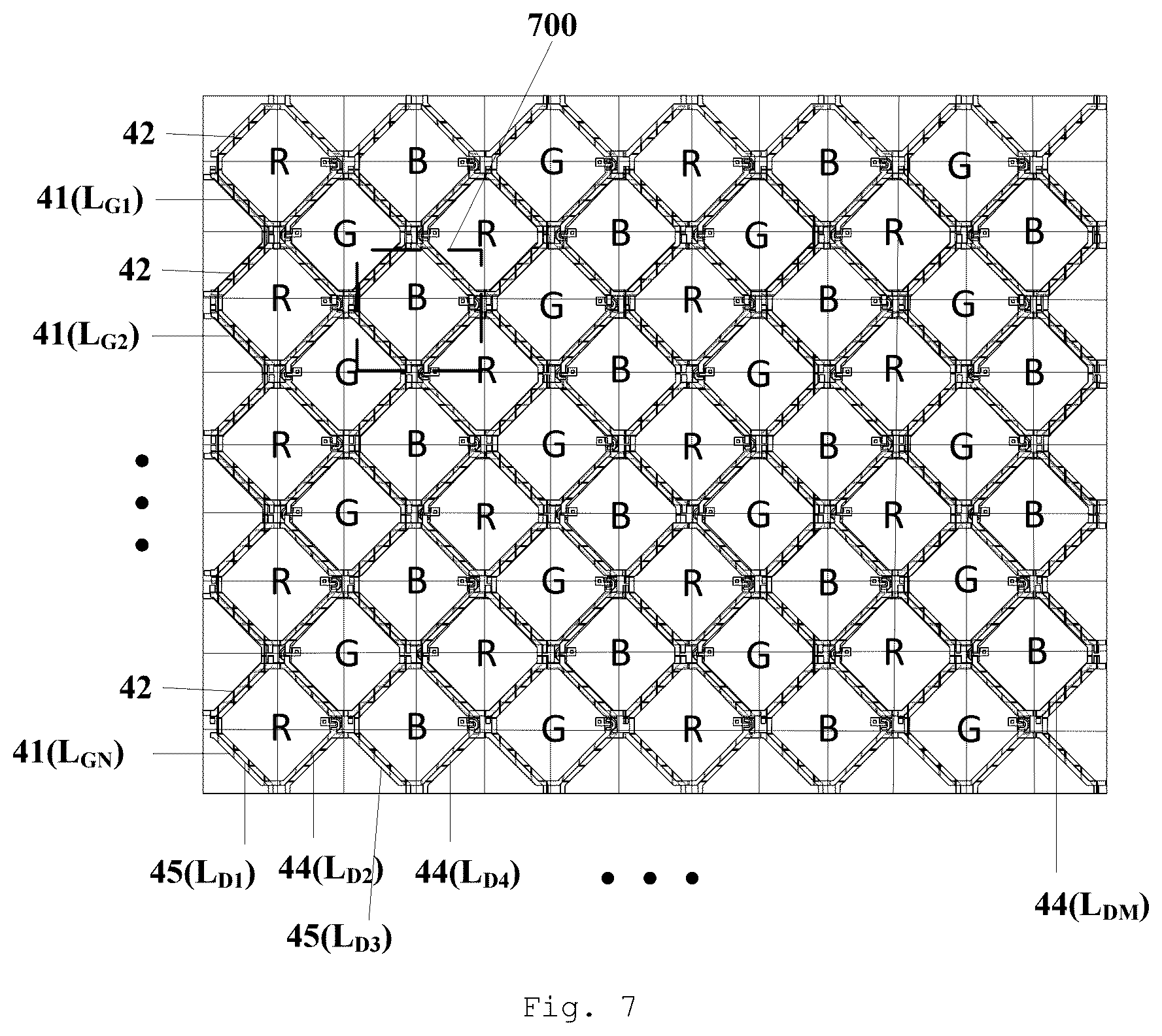 Patent US12422719 Figure 5 – Display panel and display device