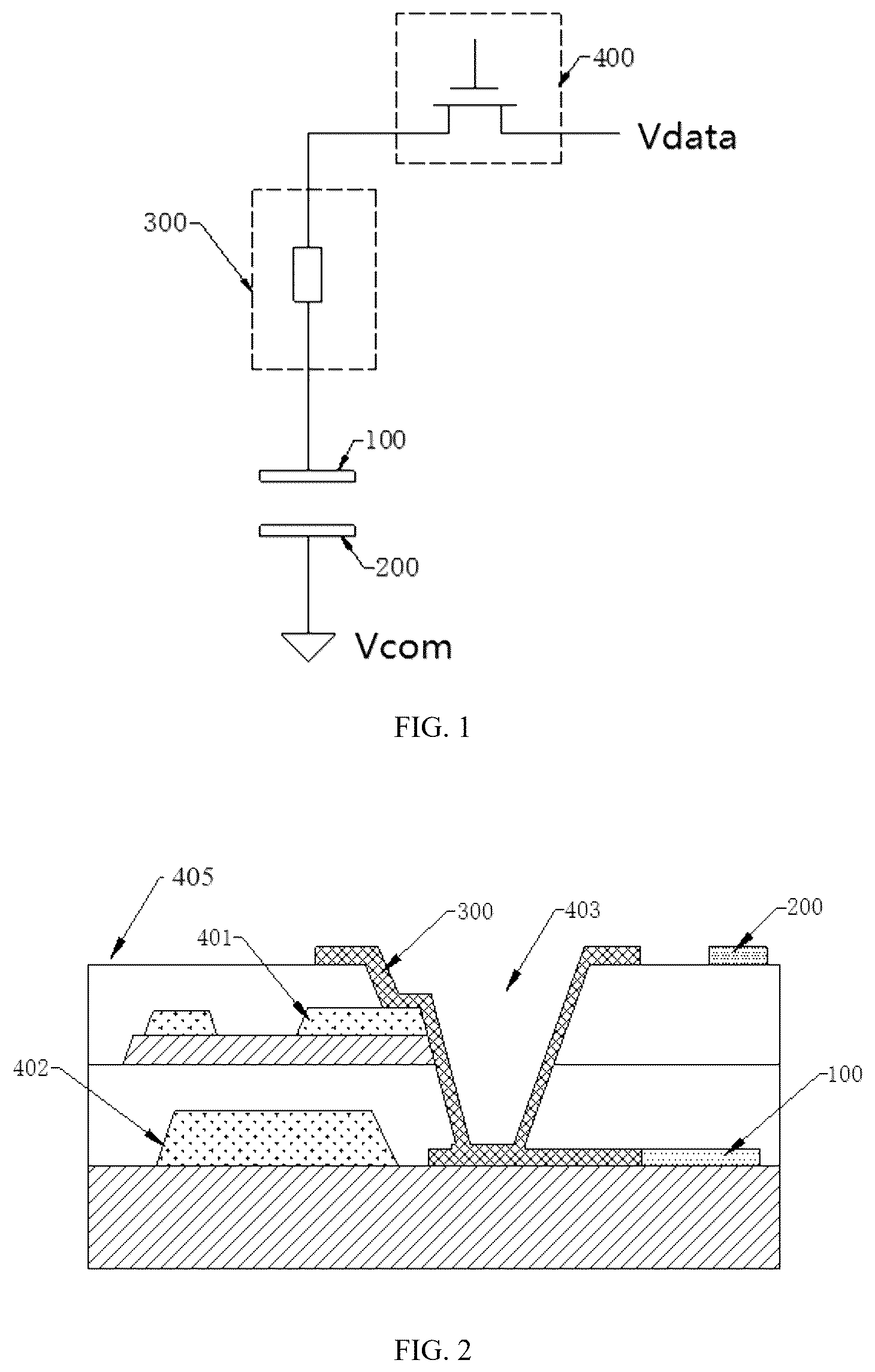 Patent US12422721 Figure 1 – Varistor for preventing Trace Mura caused by a hard object scratched across the surface of a screen