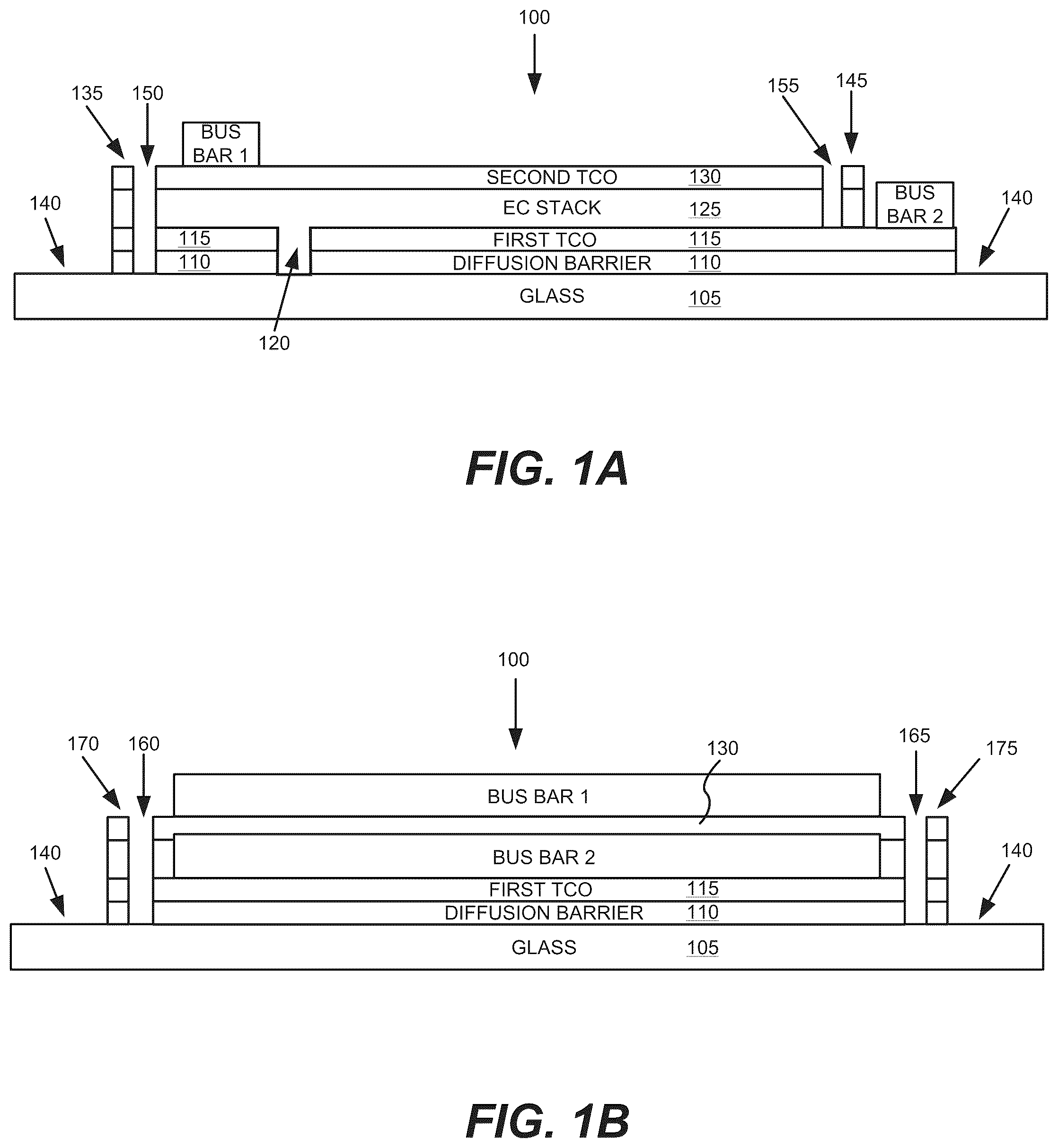 Patent US12422725 Figure 1 – Control methods and systems using outside temperature as a driver for changing window tint states