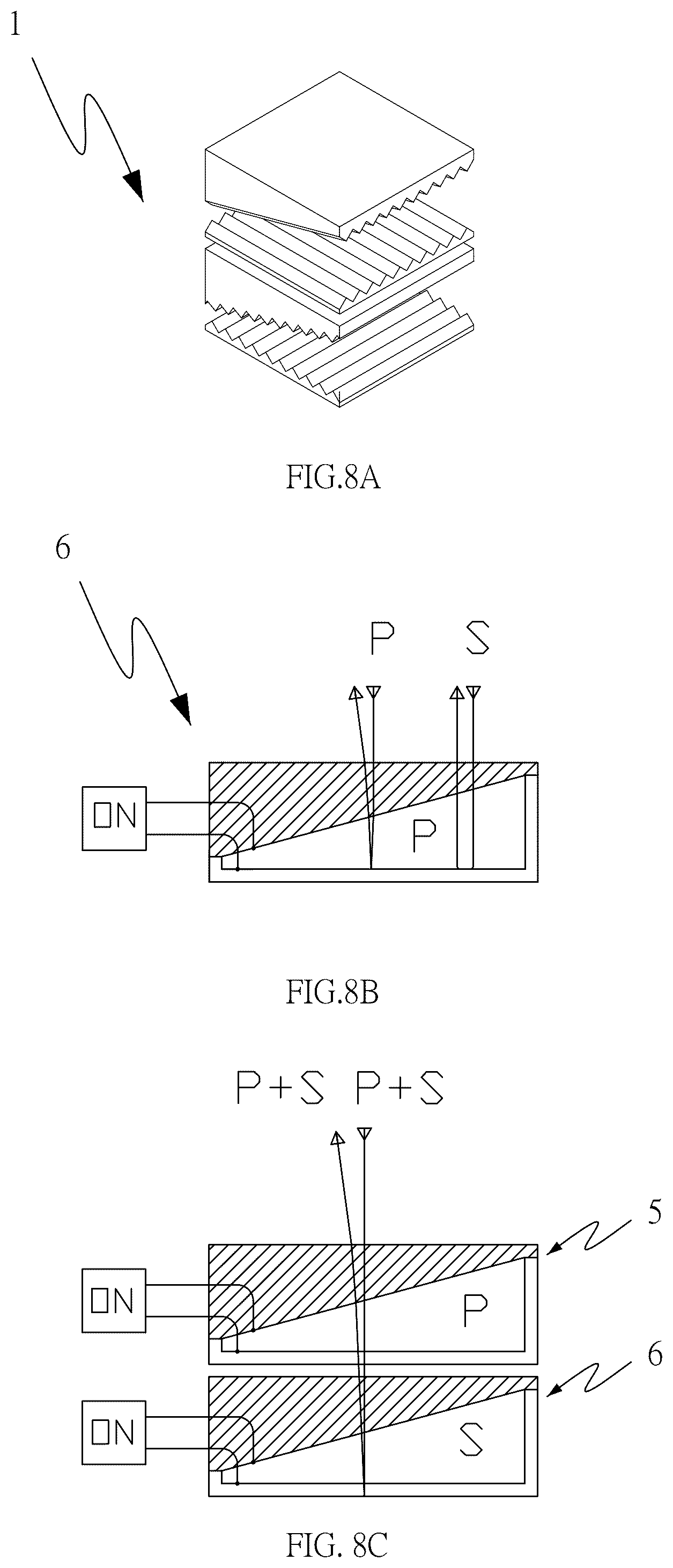 Patent US12422727 Figure 12 – Wedge-shaped liquid crystal cell array capable of controlling light angle deflection