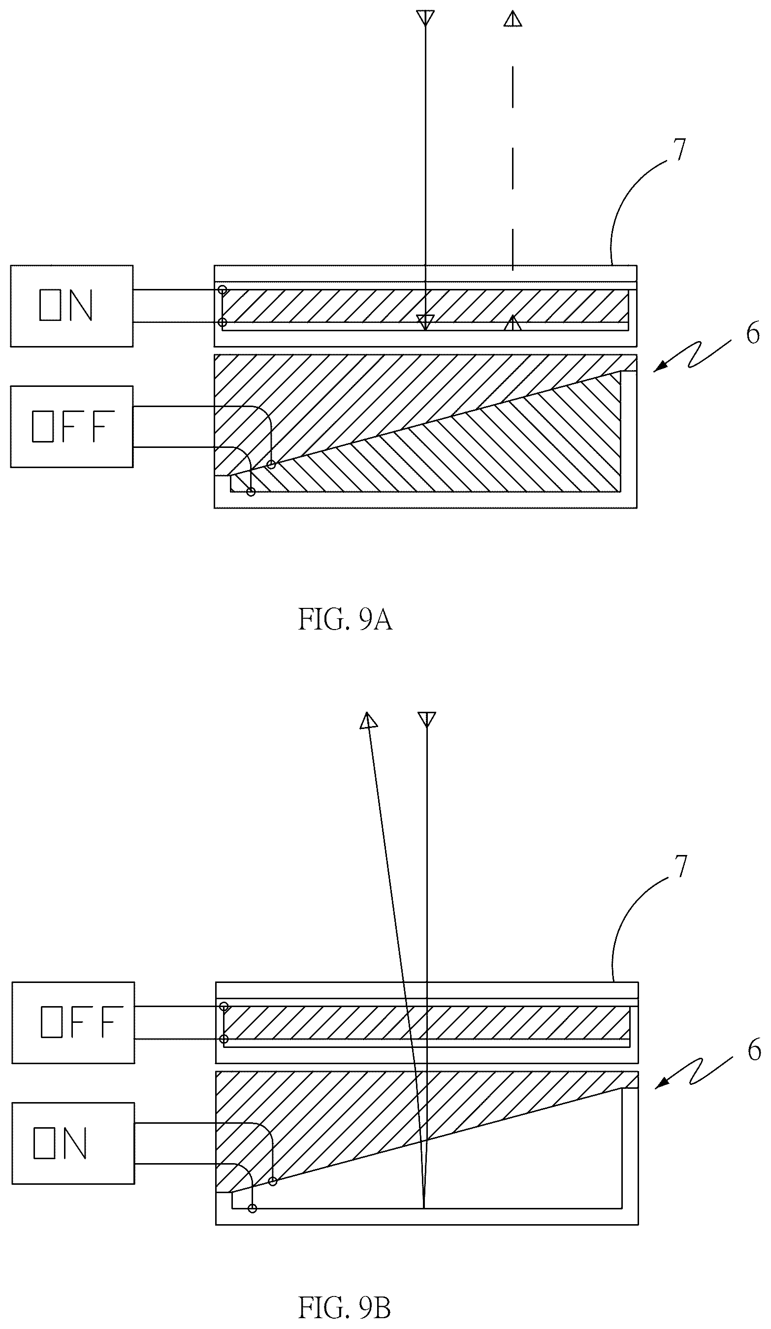 Patent US12422727 Figure 13 – Wedge-shaped liquid crystal cell array capable of controlling light angle deflection
