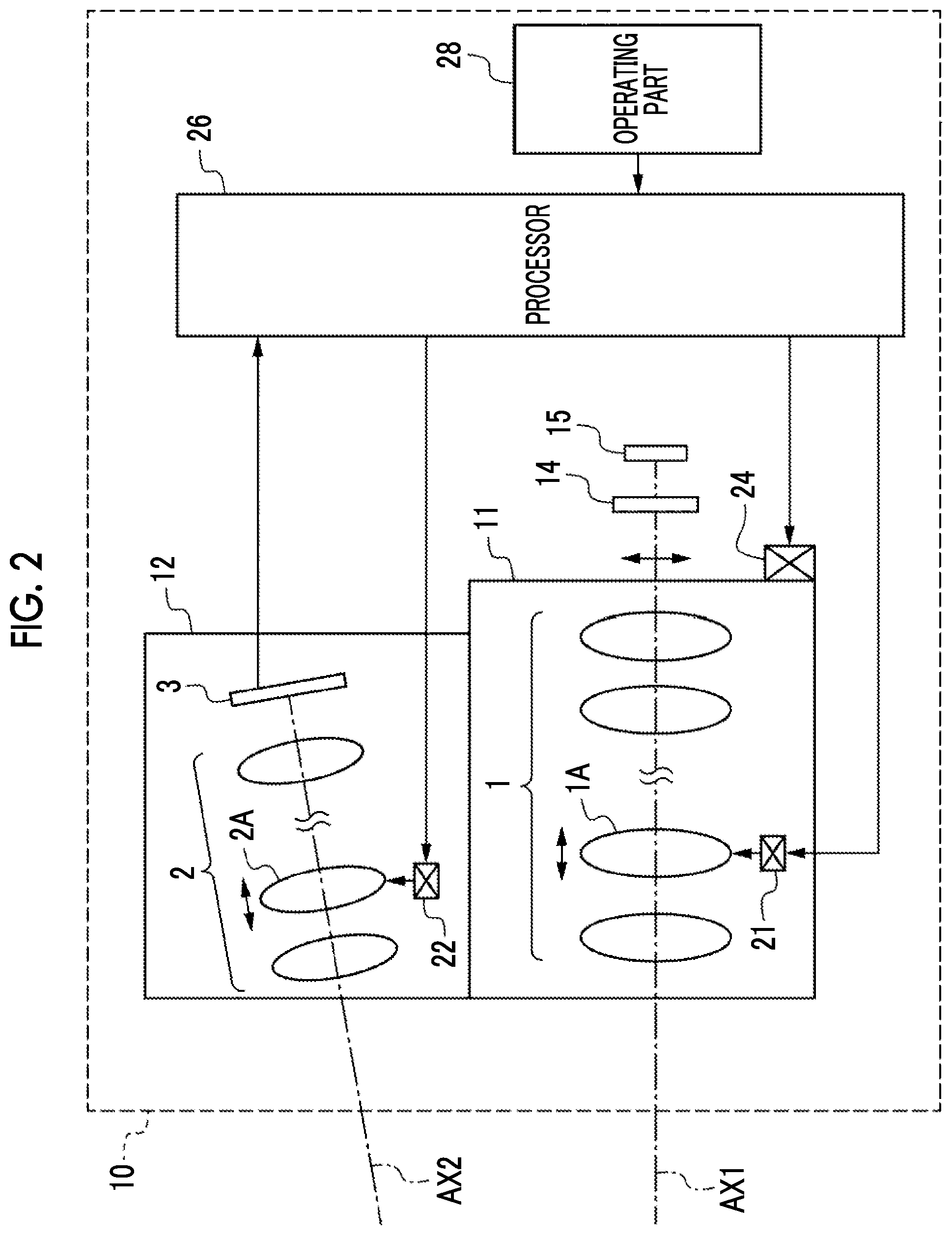 Patent US12422738 Figure 2 – Projection apparatus