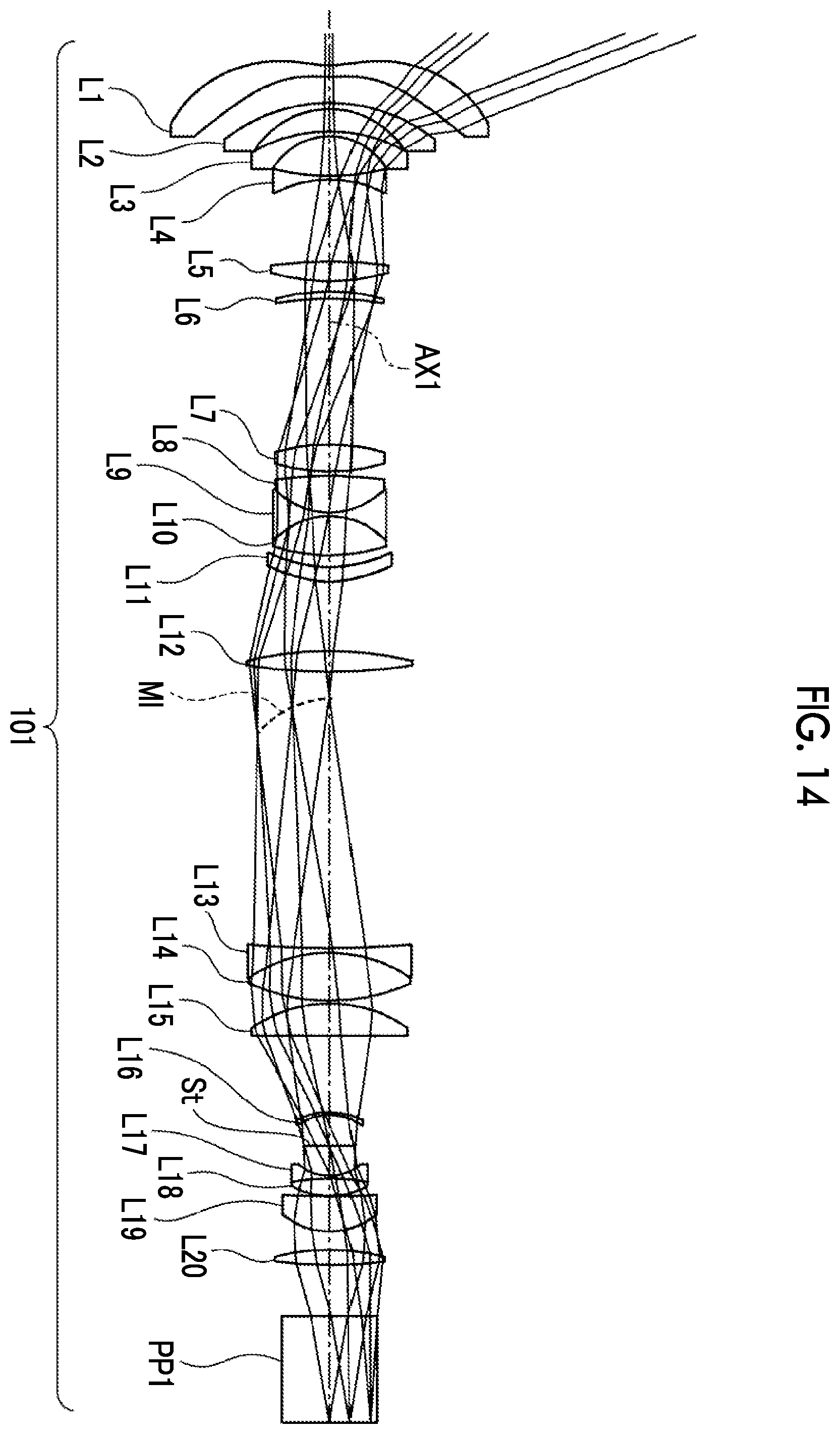 Patent US12422738 Figure 11 – Projection apparatus