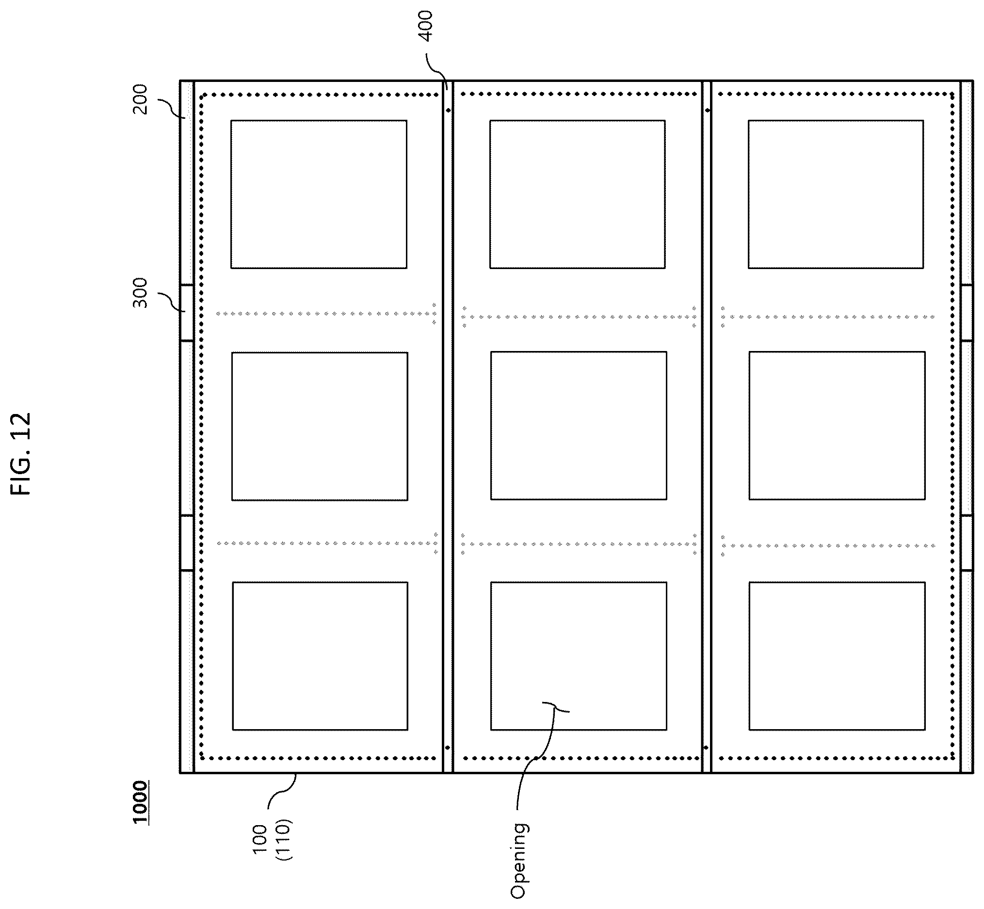 Patent US12422742 Figure 12 – Method of manufacturing deposition mask frame assembly for display panel