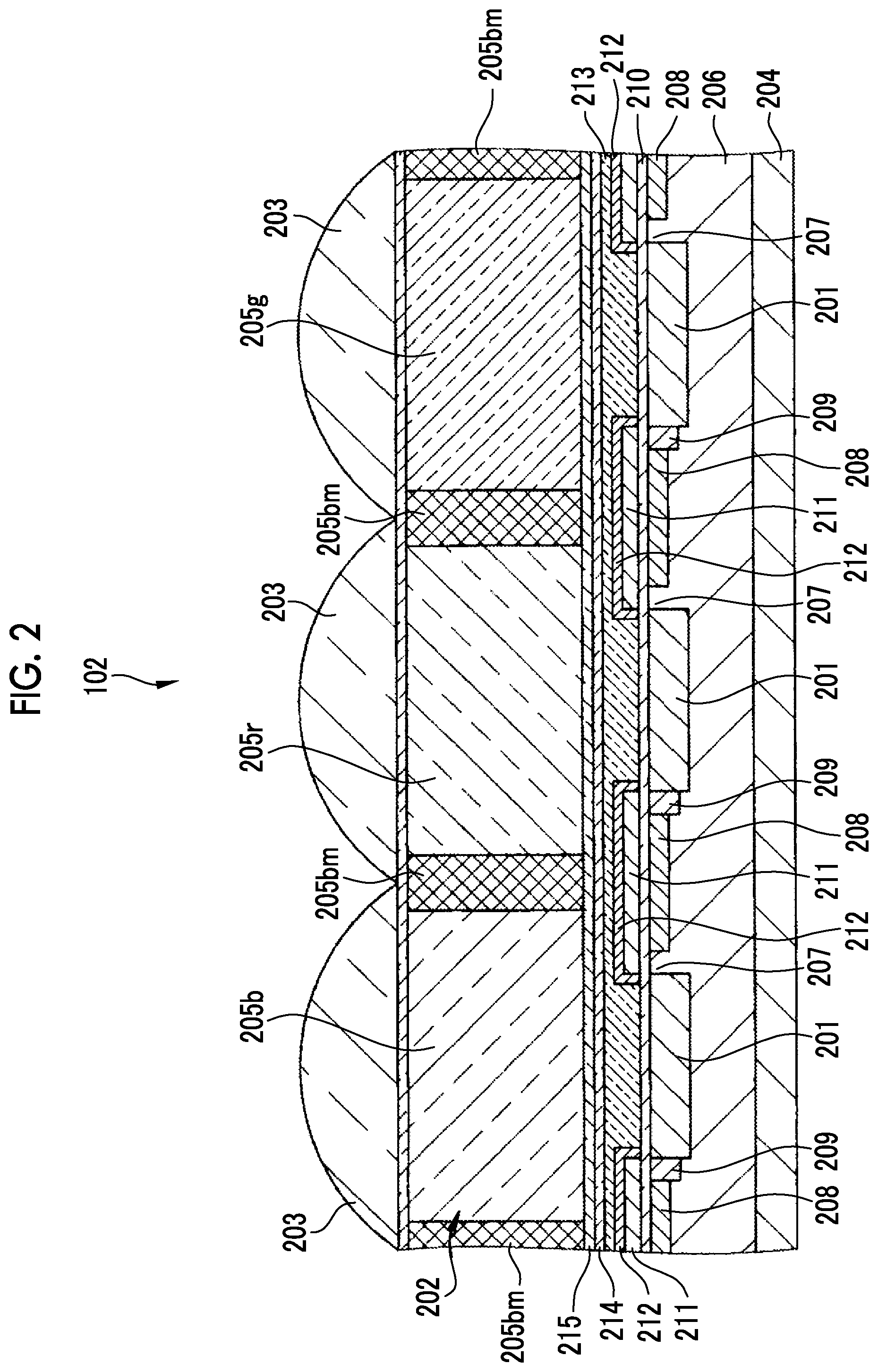 Patent US12422746 Figure 2 – Photosensitive composition, cured film, color filter, light shielding film, optical element, solid-state imaging element, infrared sensor, and headlight unit