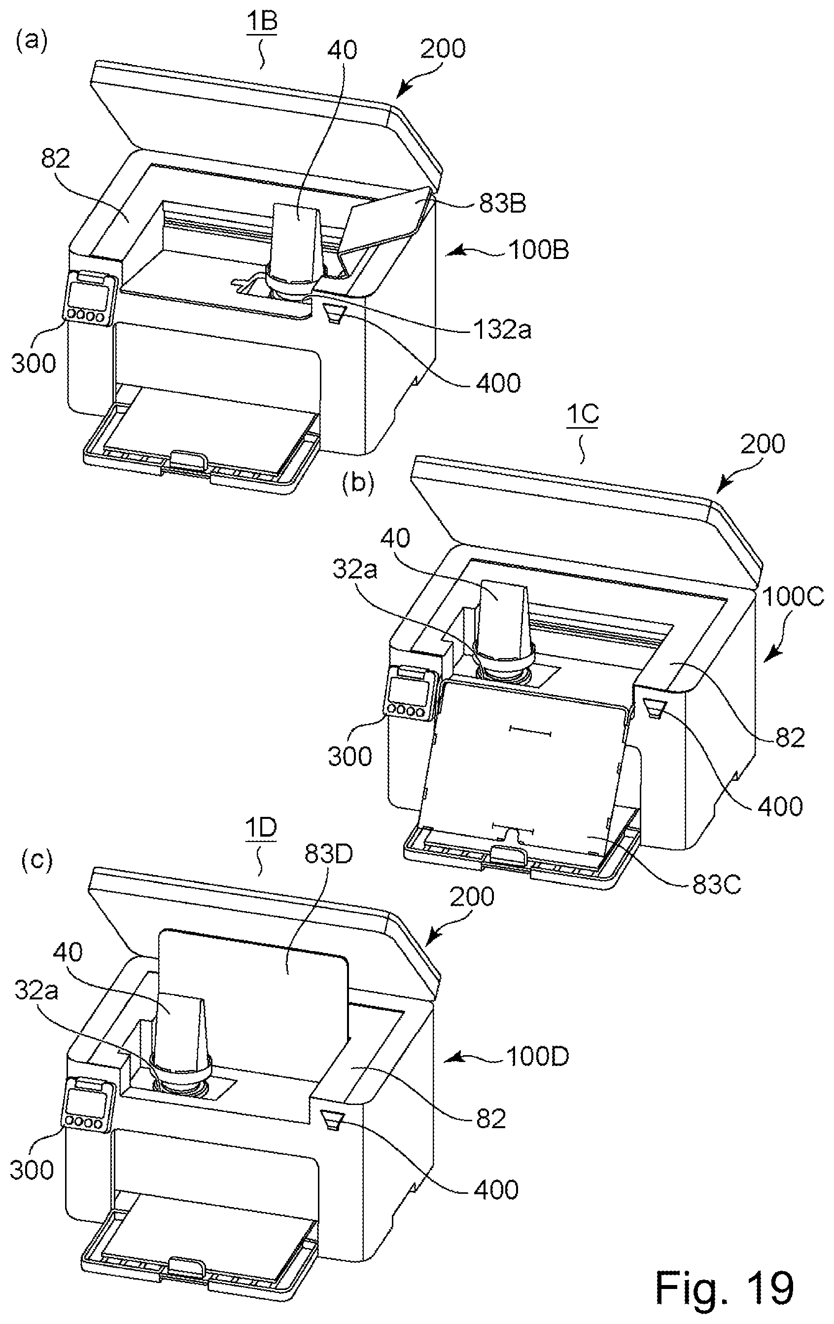 Patent US12422765 Figure 19 – Toner container including a pouch and portions supporting the pouch