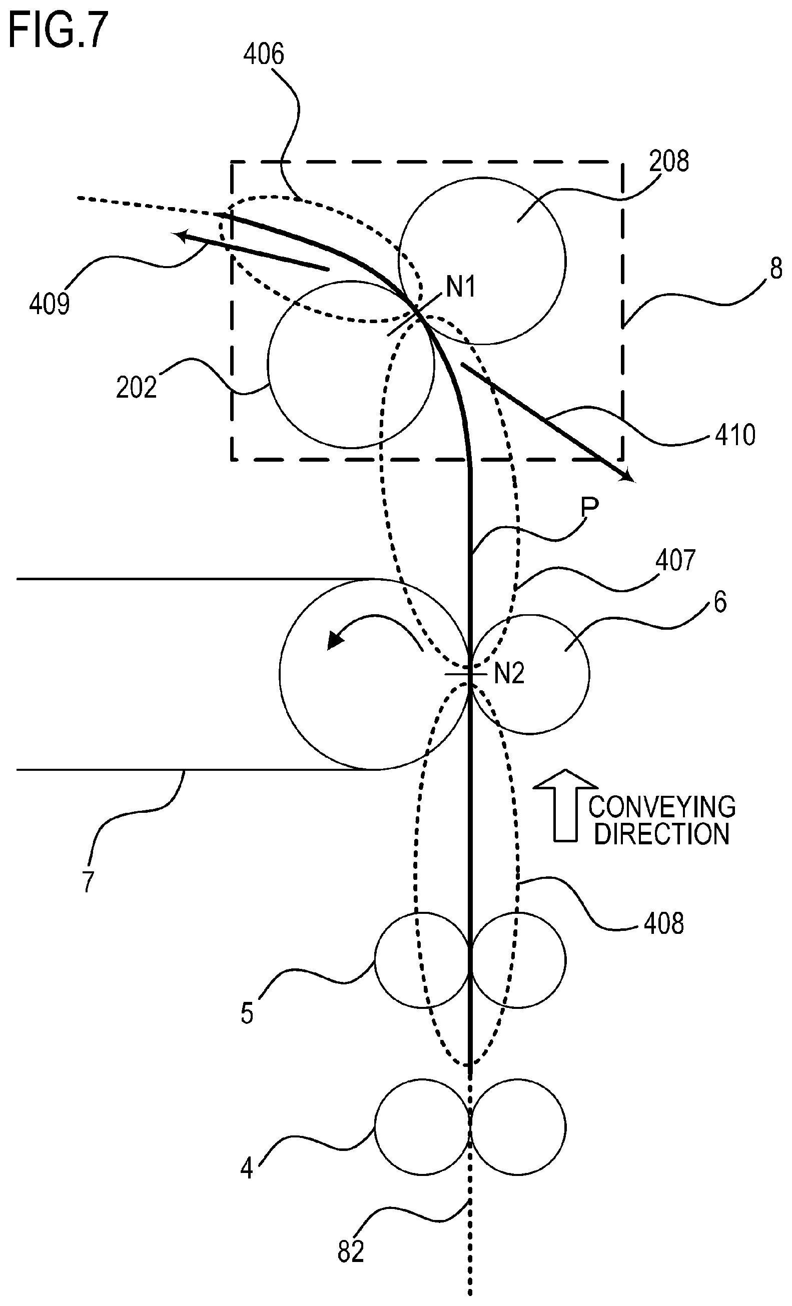 Patent US12422767 Figure 7 – Fixing apparatus and image forming apparatus using same