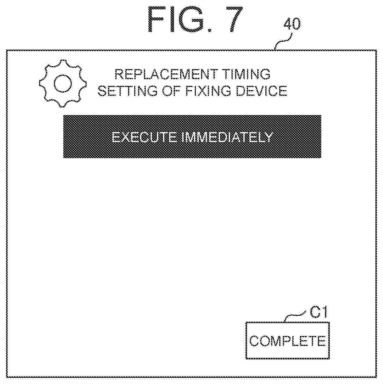 Patent US12422770 Figure 7 – Image forming apparatus that sets cooling time of a fixing device