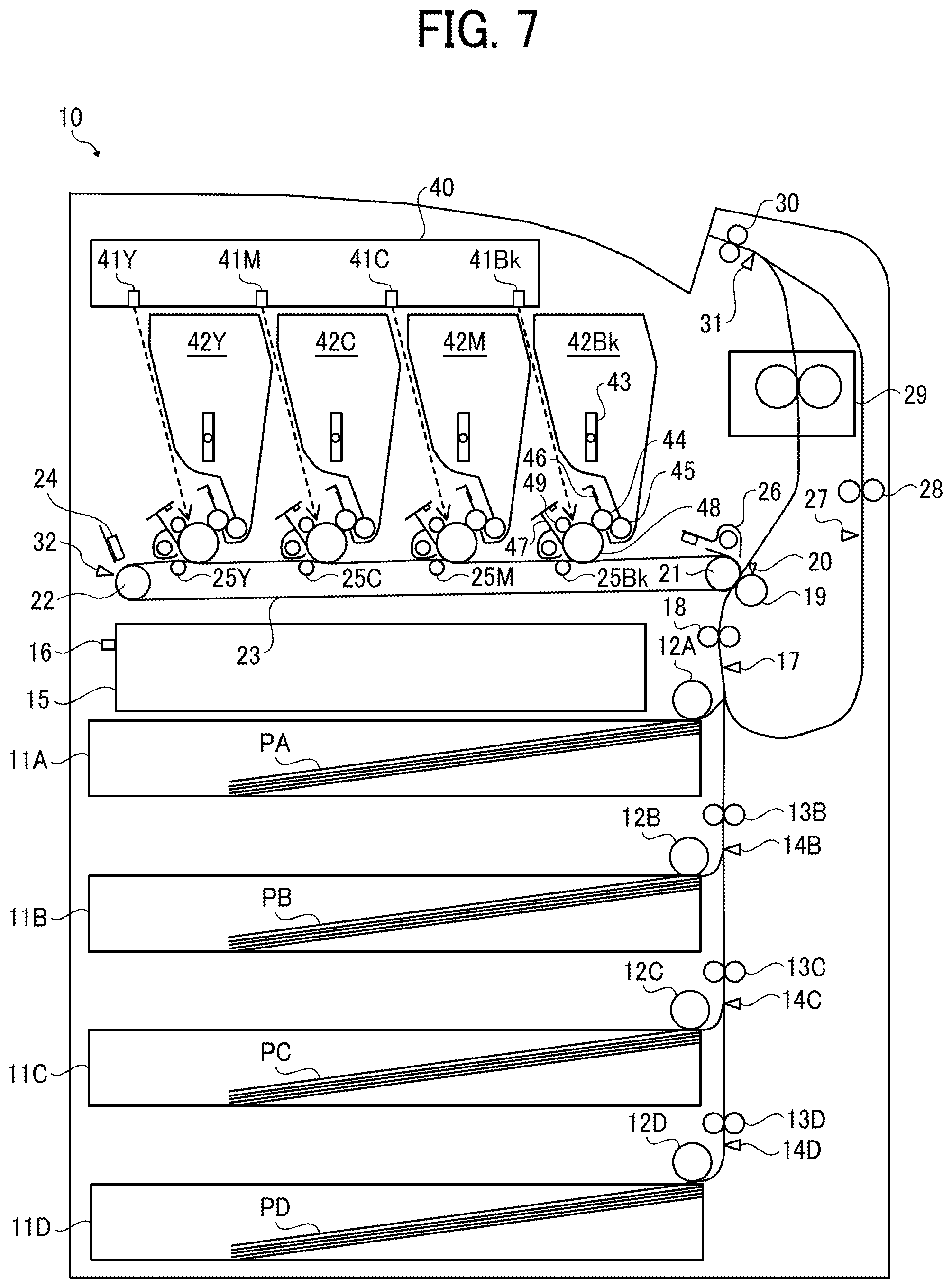 Patent US12422771 Figure 7 – Image forming apparatus, diagnostic method, and non-transitory recording medium
