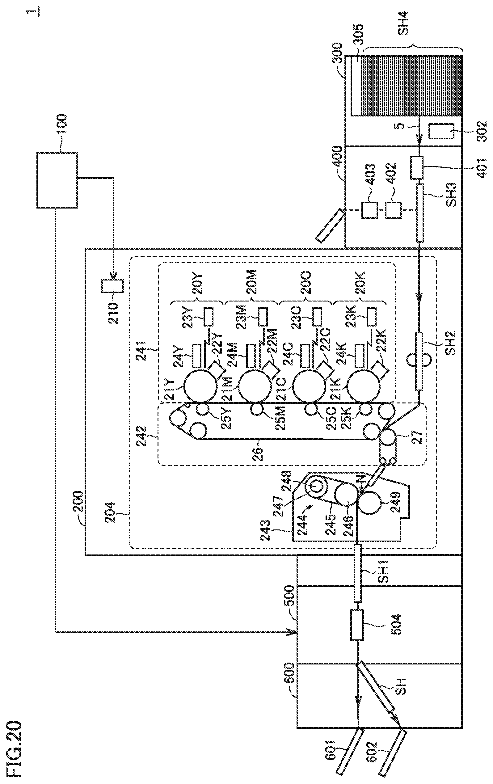 Patent US12422772 Figure 20 – Image forming system and image forming method for determining a cause of an image defect
